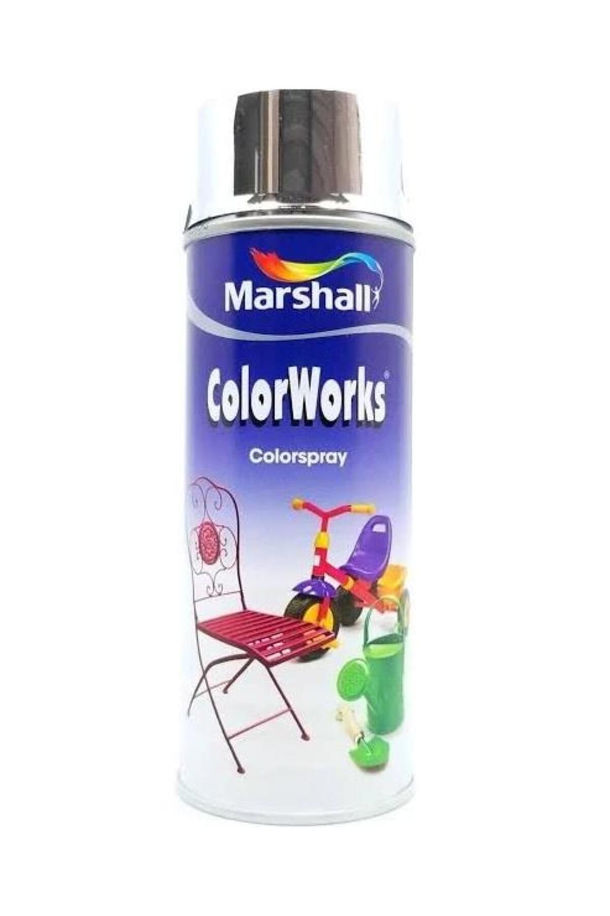 Marshall Colorworks Sprey Boya Gümüş 400 ml