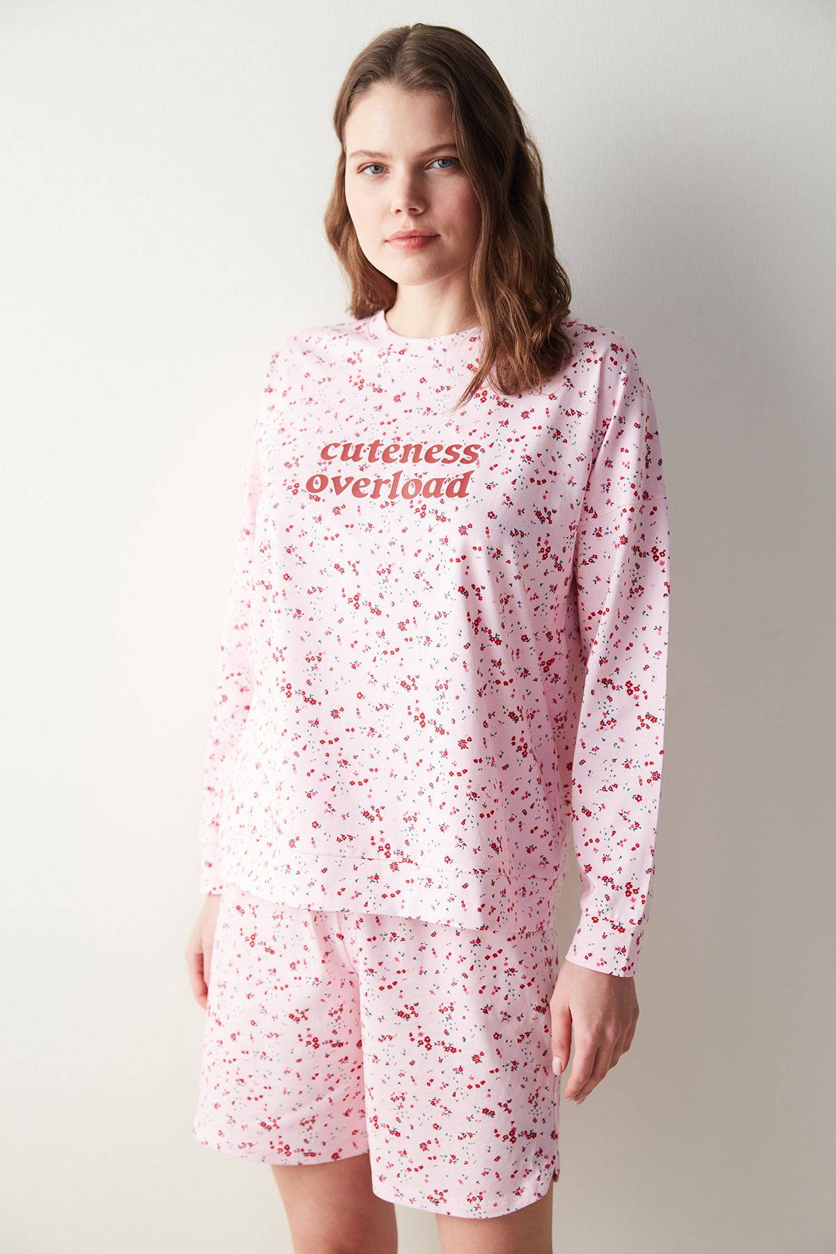 Penti Think Pink Sweatshirt Pijama Üstü