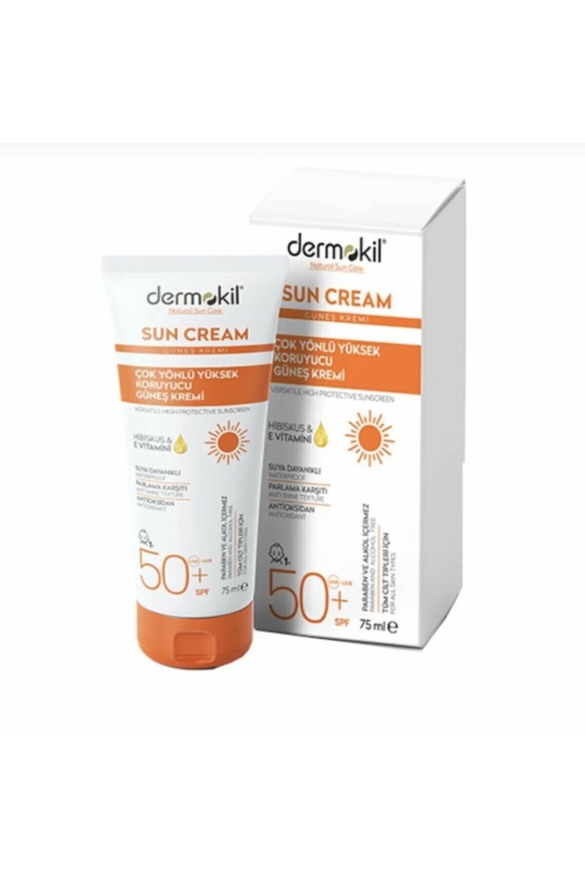 Dermokil Sun Cream 50+ Faktör Güneş Kremi 75 Ml