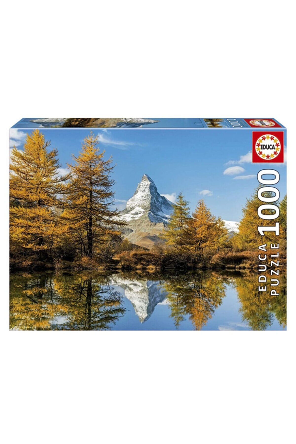 EDUCA Puzzle 1000 Parça Sonbaharda Matterhorn Dağı 17973
