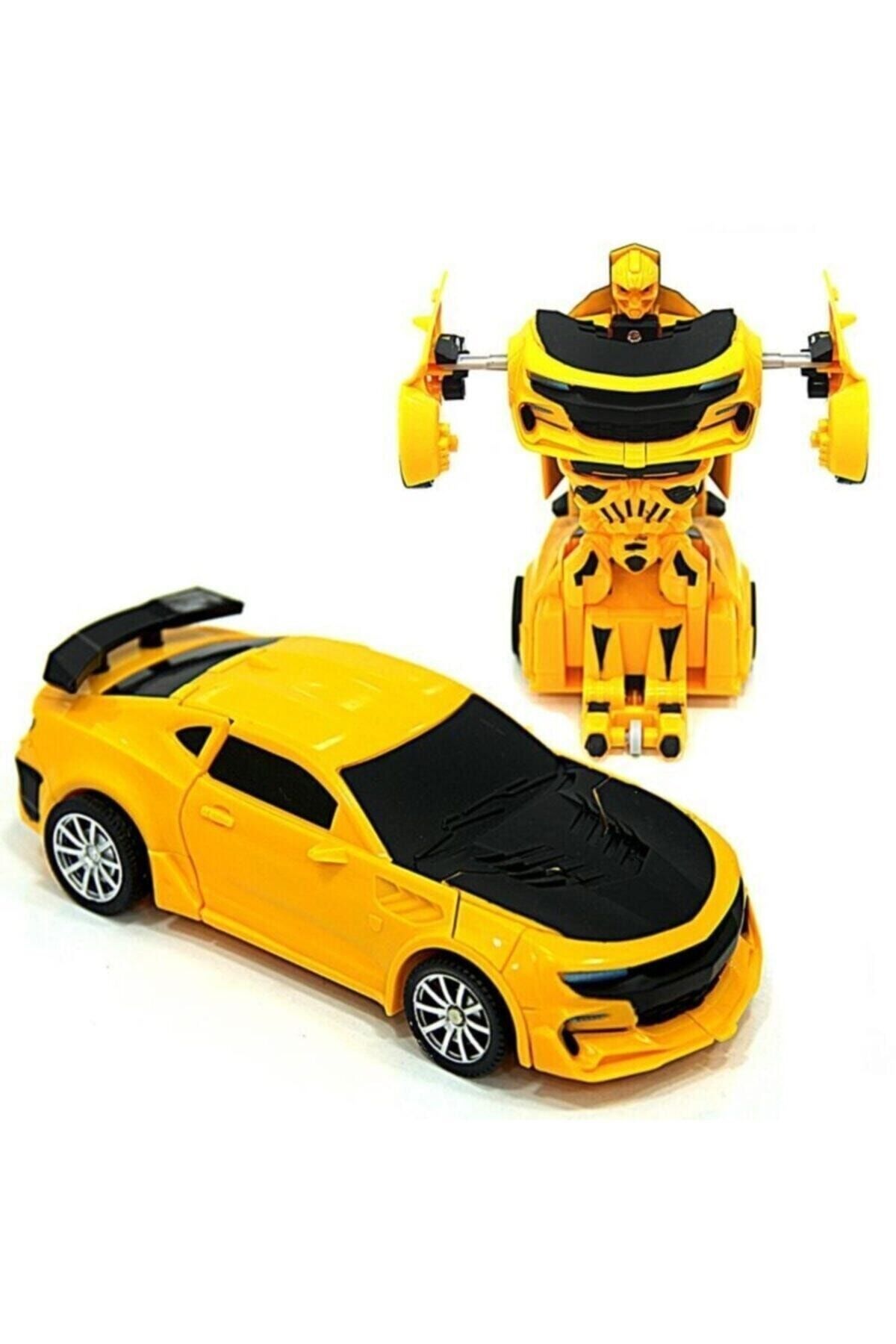 TURKAFONE Bumblebee Transformers Oyuncak Robota Dönüşebilen Çekbırak Araba