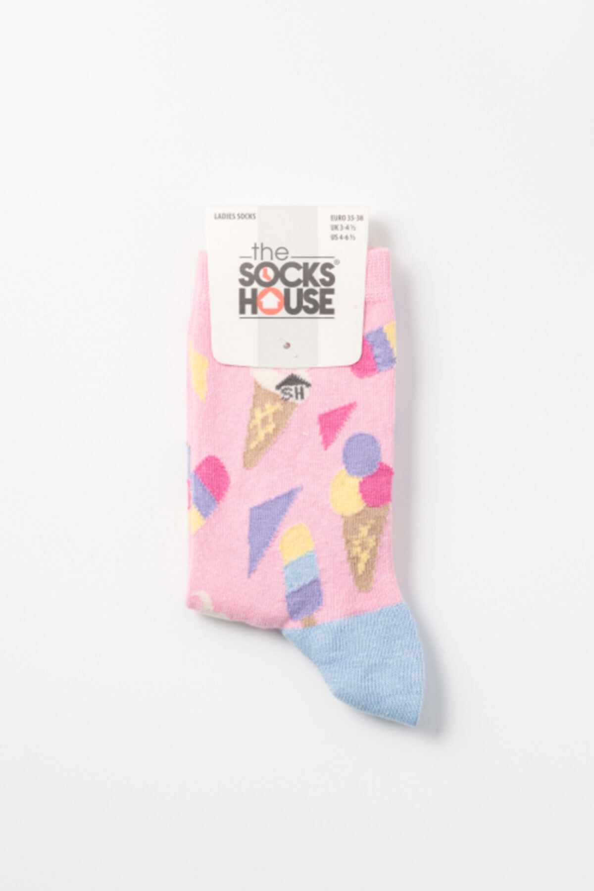 The Socks House Kadın Dondurma Desenli Çorap