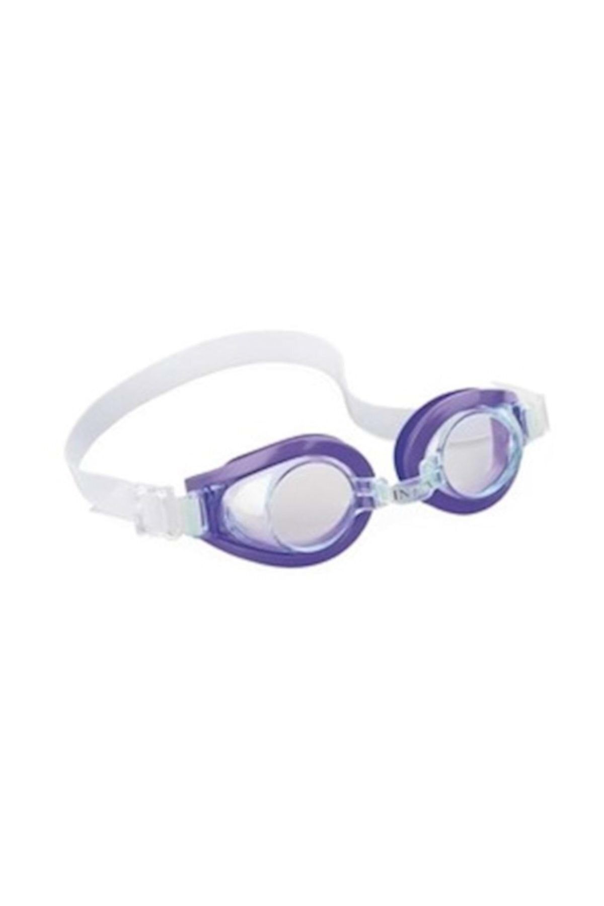 Intex Aquaflow 55602 Silikon Vakumlu Mor Çocuk Yüzücü Gözlüğü