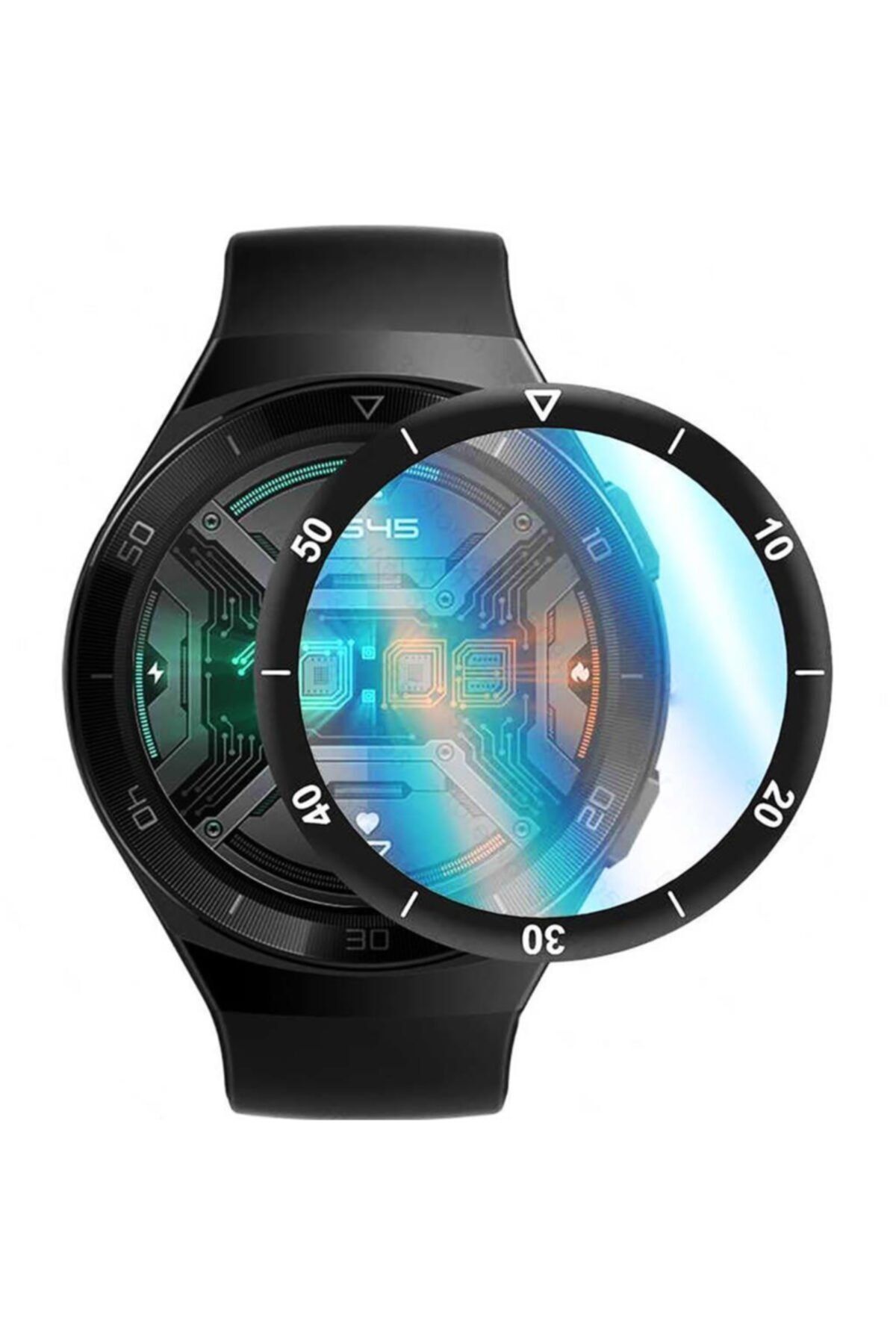 Huawei Watch Gt 2e Uyumlu  Ekran Koruyucu Nano Esnek Cam