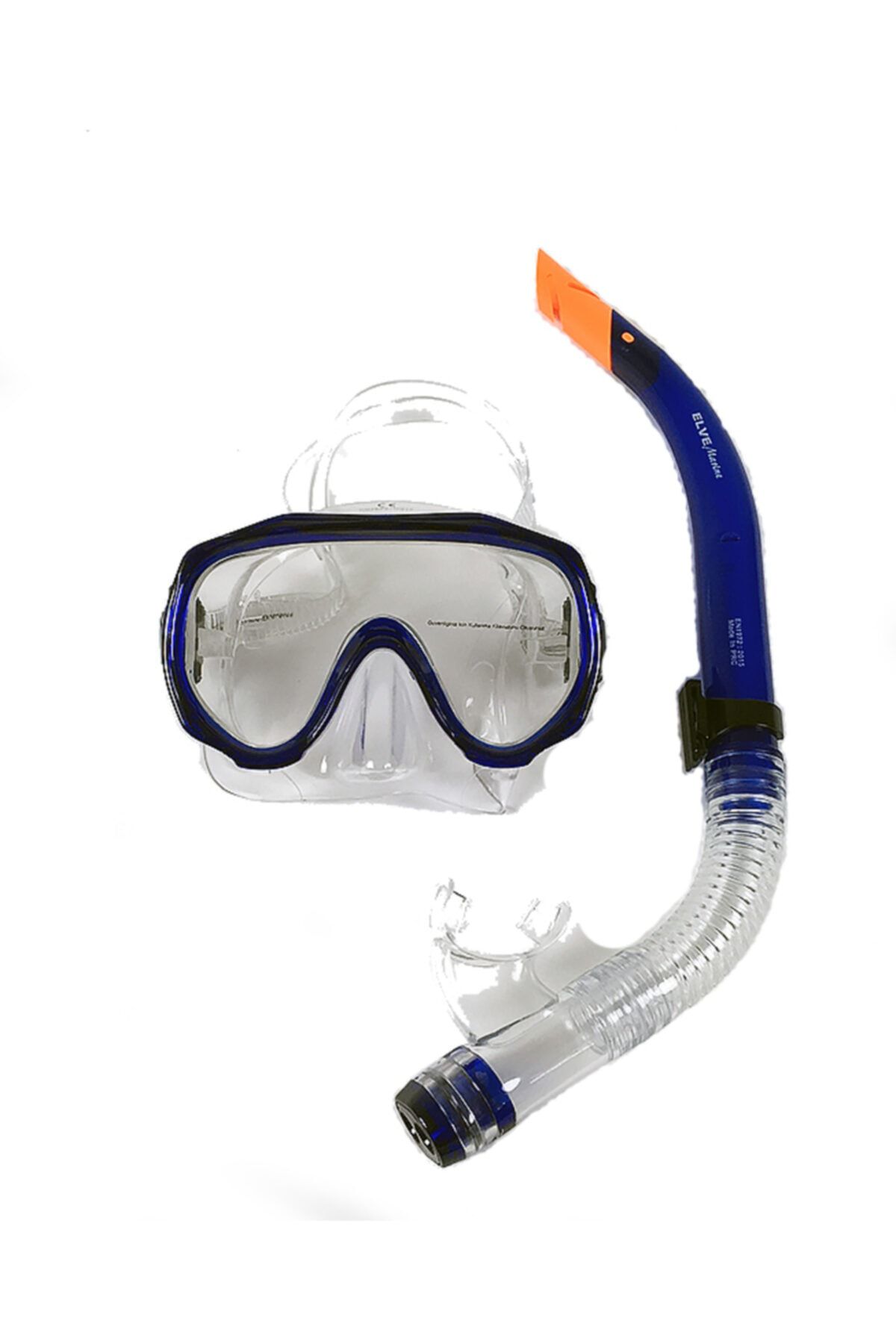 ELVE Marine Tempered Glass Mask Snorkel Set M72/sn6