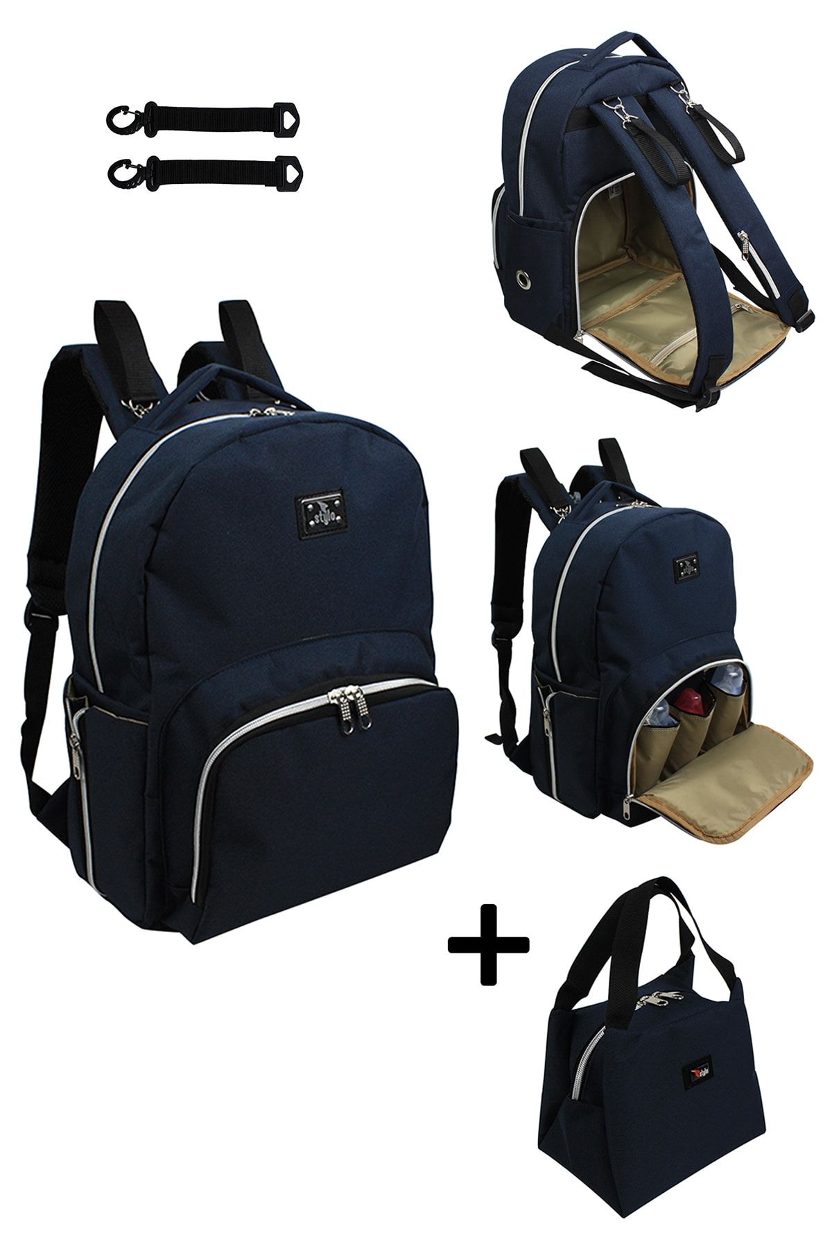 Stylo Lacivert Backpack For Mothers Bebek Bakım Çantası