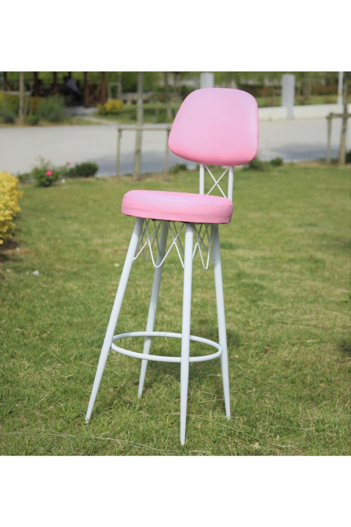 J&S QUALİTY Pembe Mutfak Sandalyeleri 65 cm