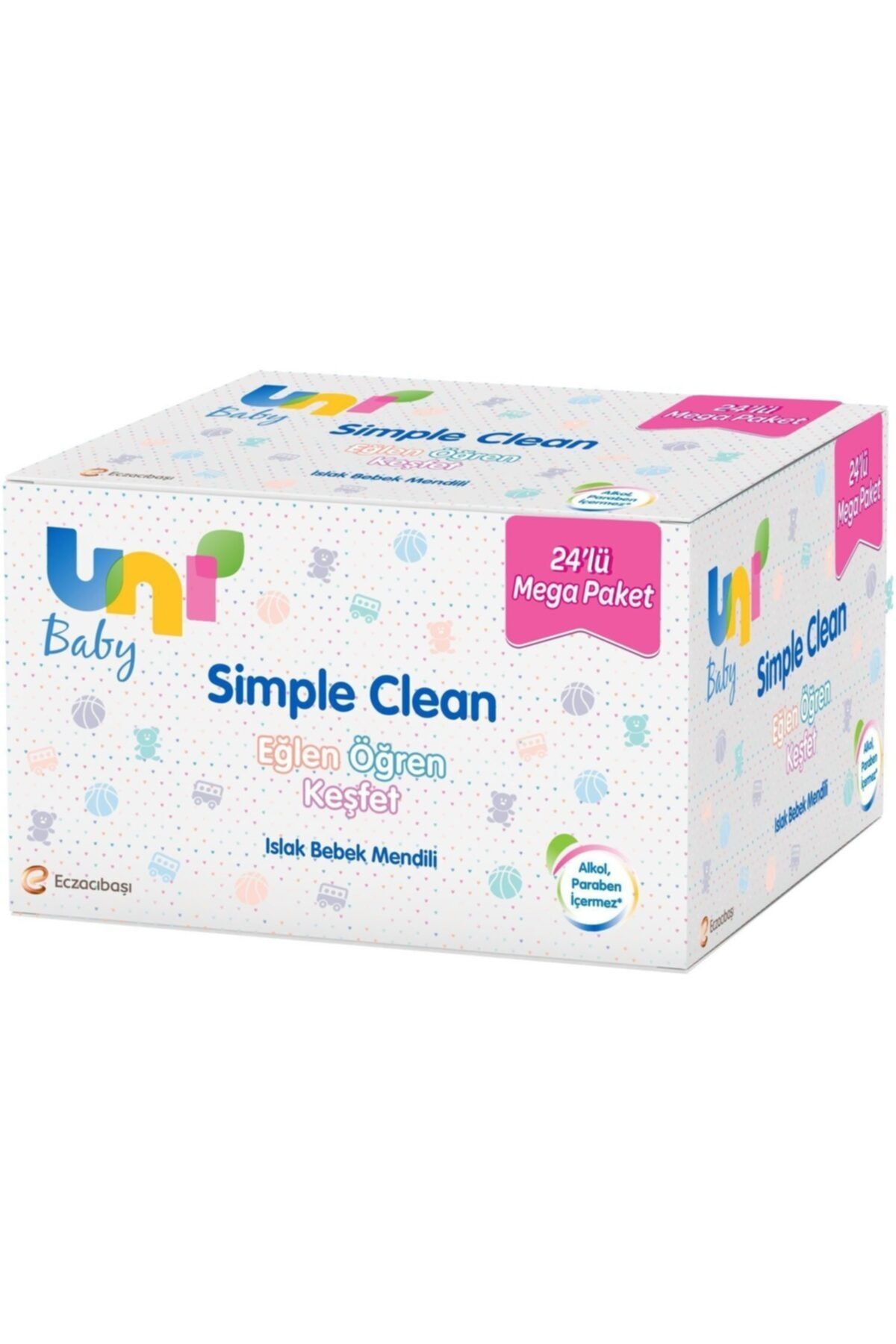 Uni Baby Simple Clean Islak Mendil 72 Li X 24 Adet (1728 Yaprak)