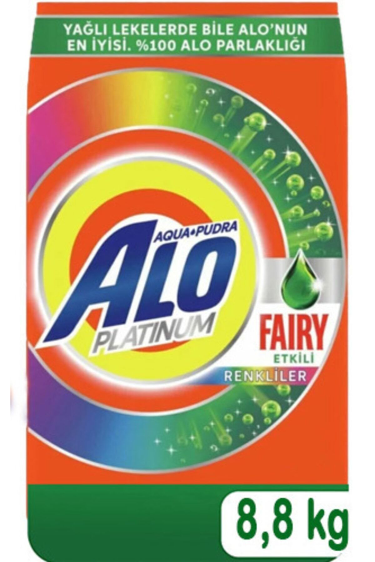 Alo Platinum Toz Çamaşır Deterjanı Fairy Etkili Renkliler Için 8,8 kg