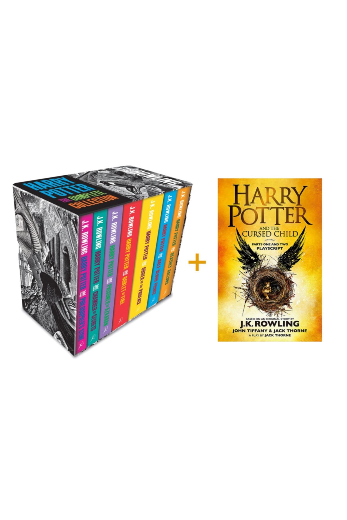 Genel Markalar Harry Potter Boxed Set: The Complete Collection Adult Paperback + Harry Potter And The Cursed Child