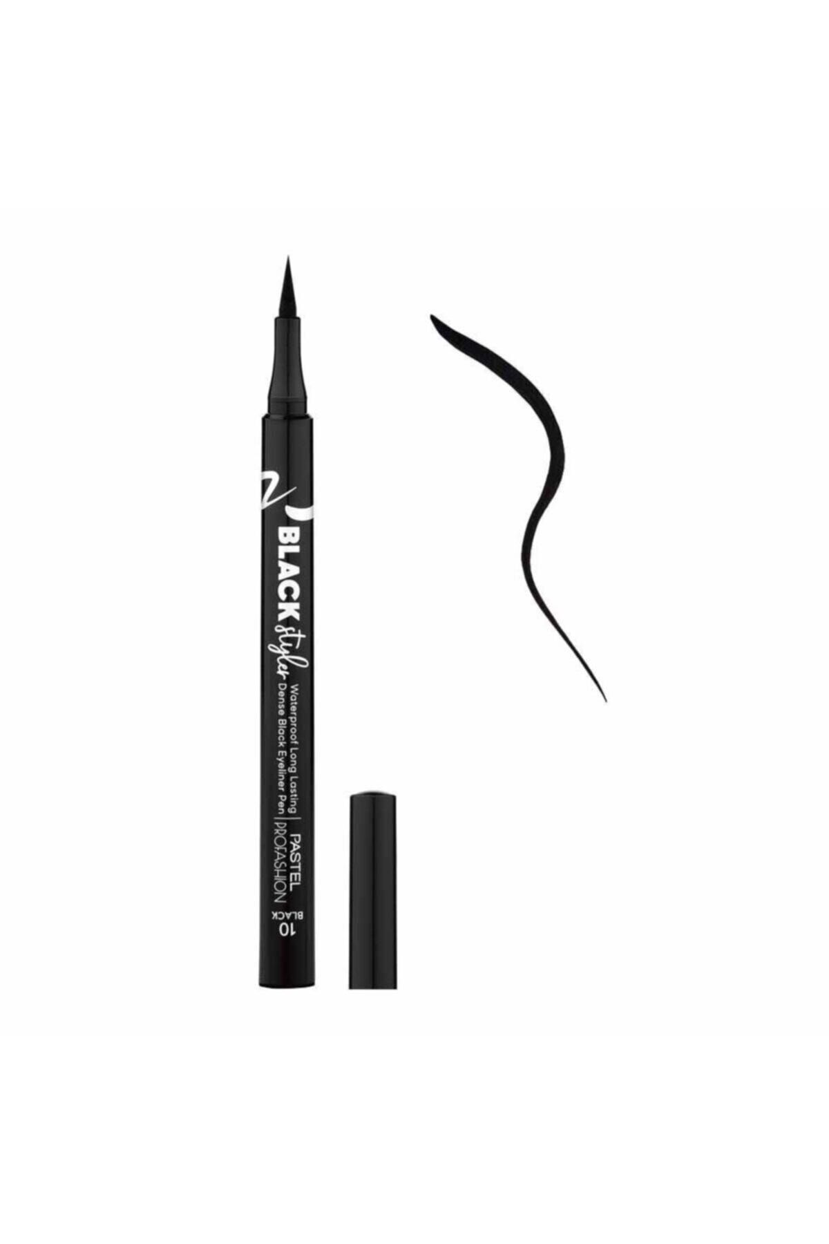 Pastel Profashion Black Styler Waterproof Dense Eyeliner Pen Siyah Waterproof Eyeliner