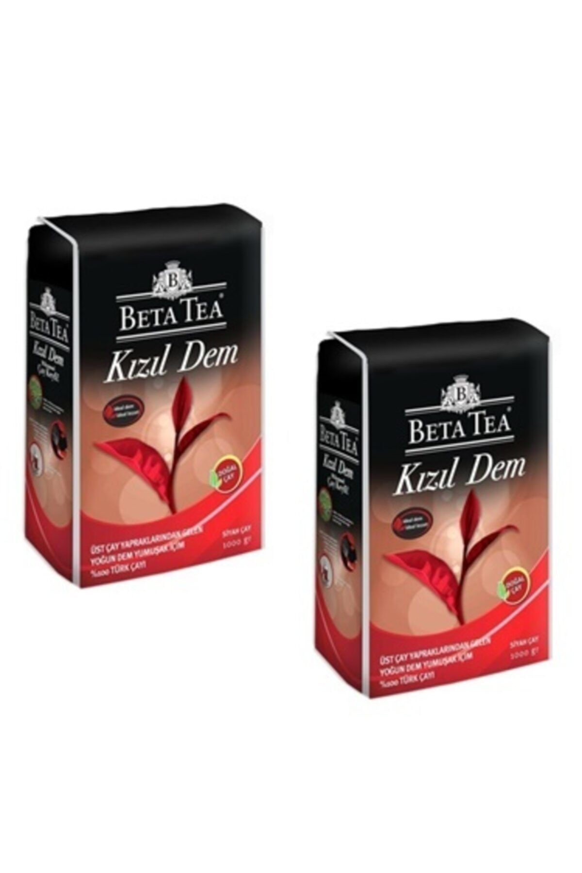 Beta Tea Beta Çay Kızıl Dem 1 Kg. 2 Paket