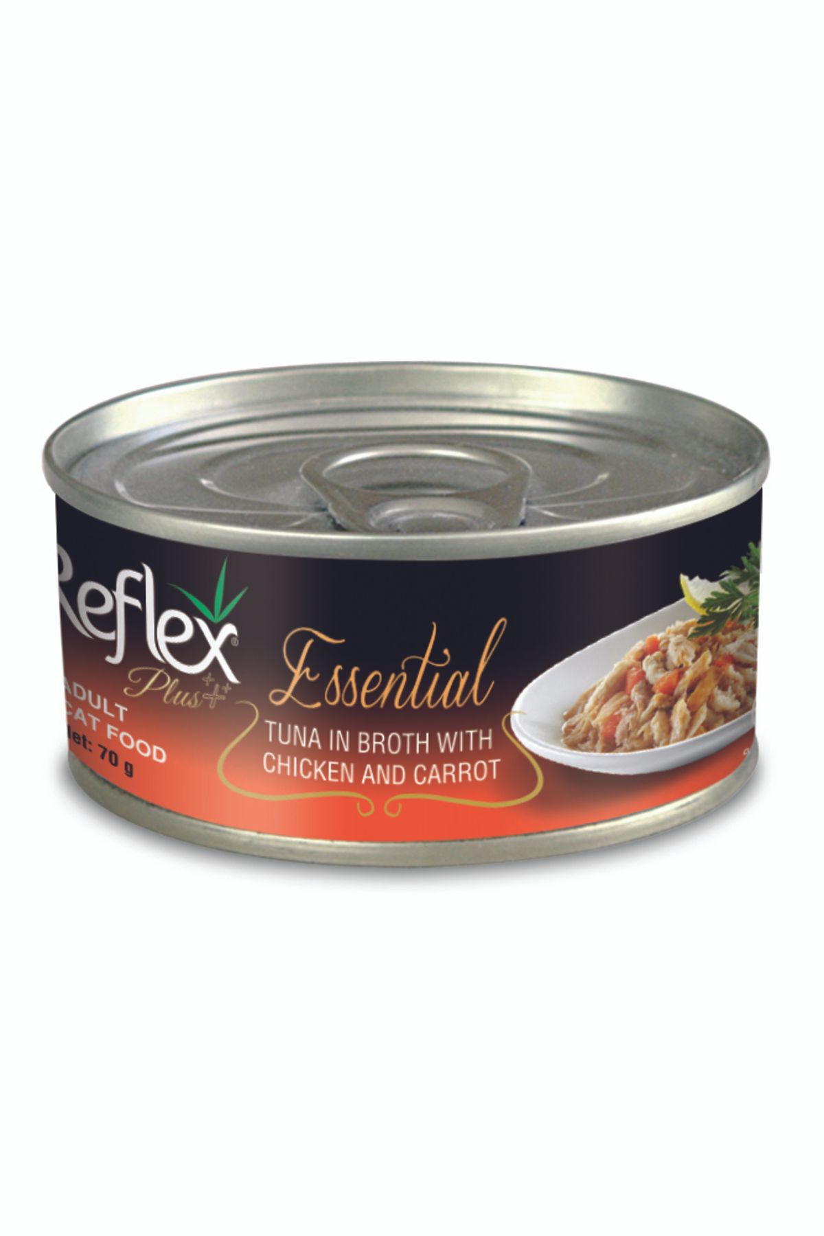 Reflex Plus Essential Ton Tavuk Havuçlu Kedi Konservesi 70 gr