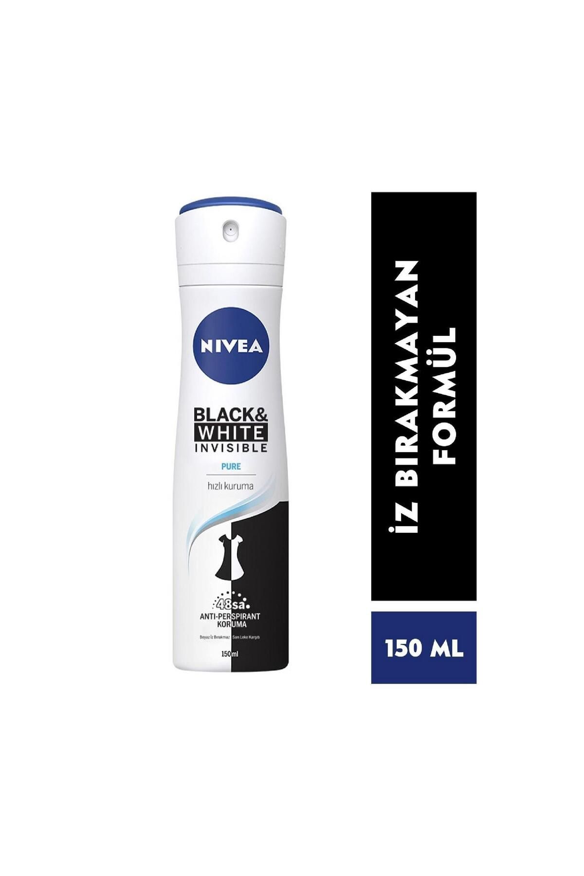 NIVEA Black & White Pure Deodorant 150 ml