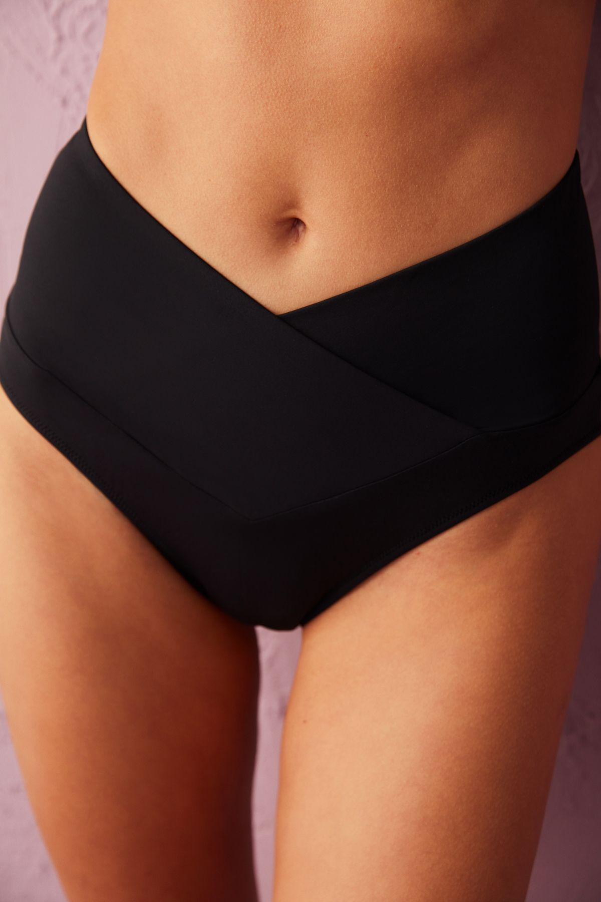 Penti Siyah Clean V Kesim Wrappy Bikini Altı
