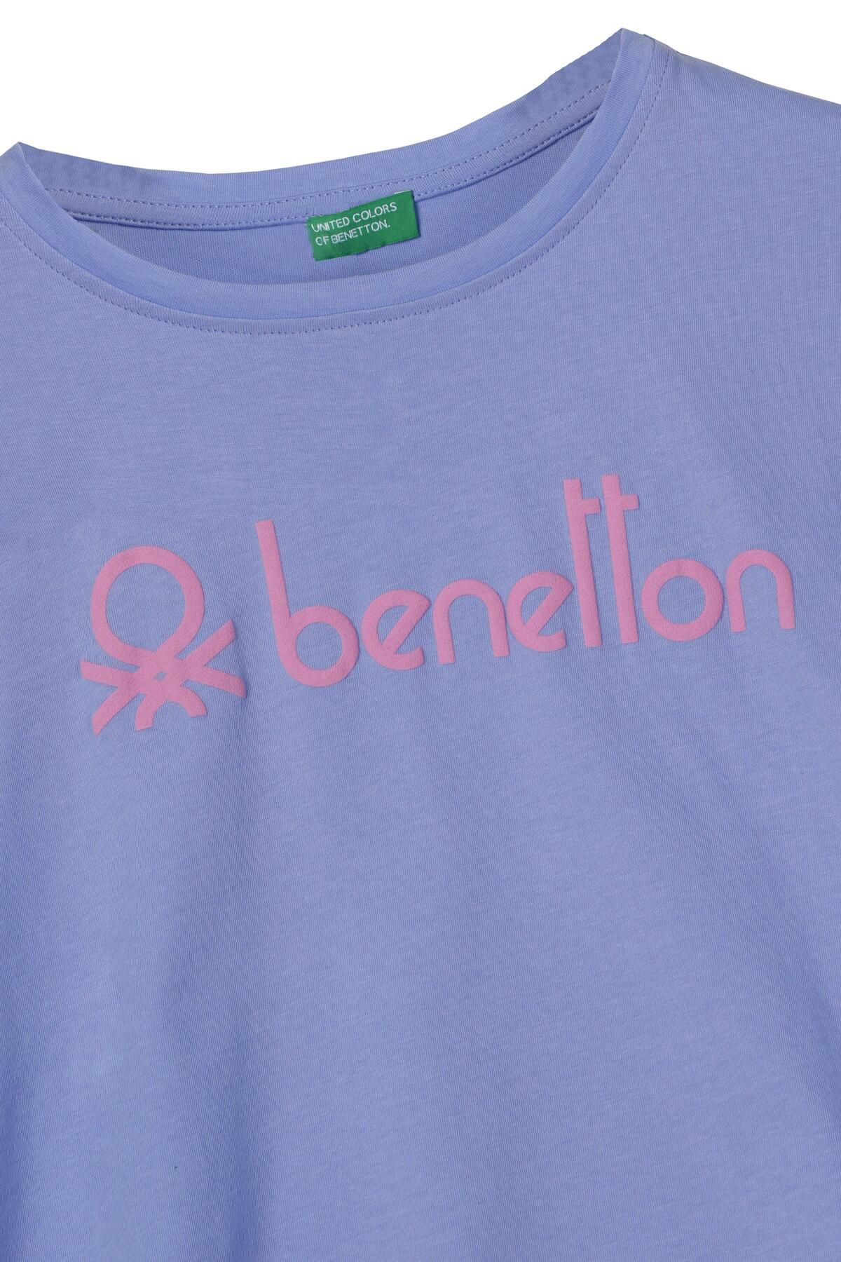 United Colors of Benetton Kız Çocuk Tshirt Bnt-g21223