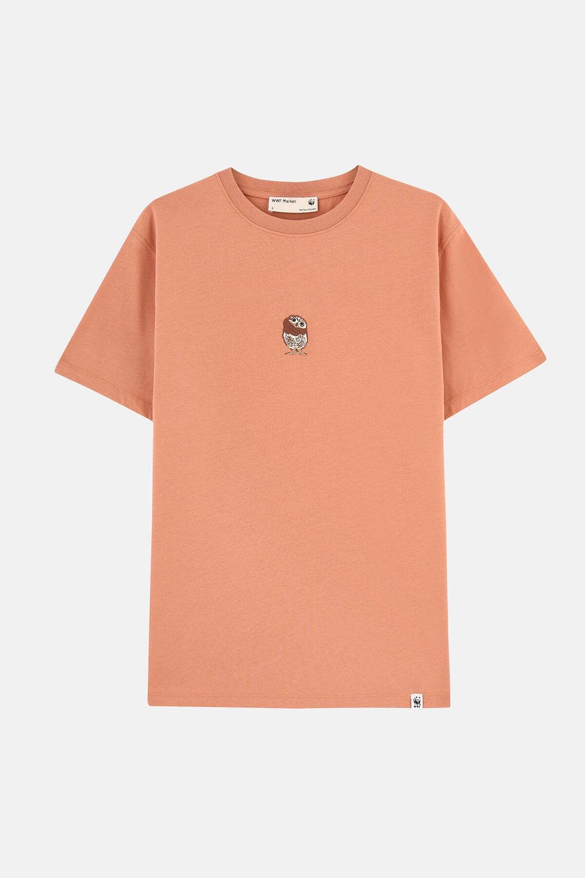 WWF Market Baykuş Supreme T-shirt - Toprak Rengi