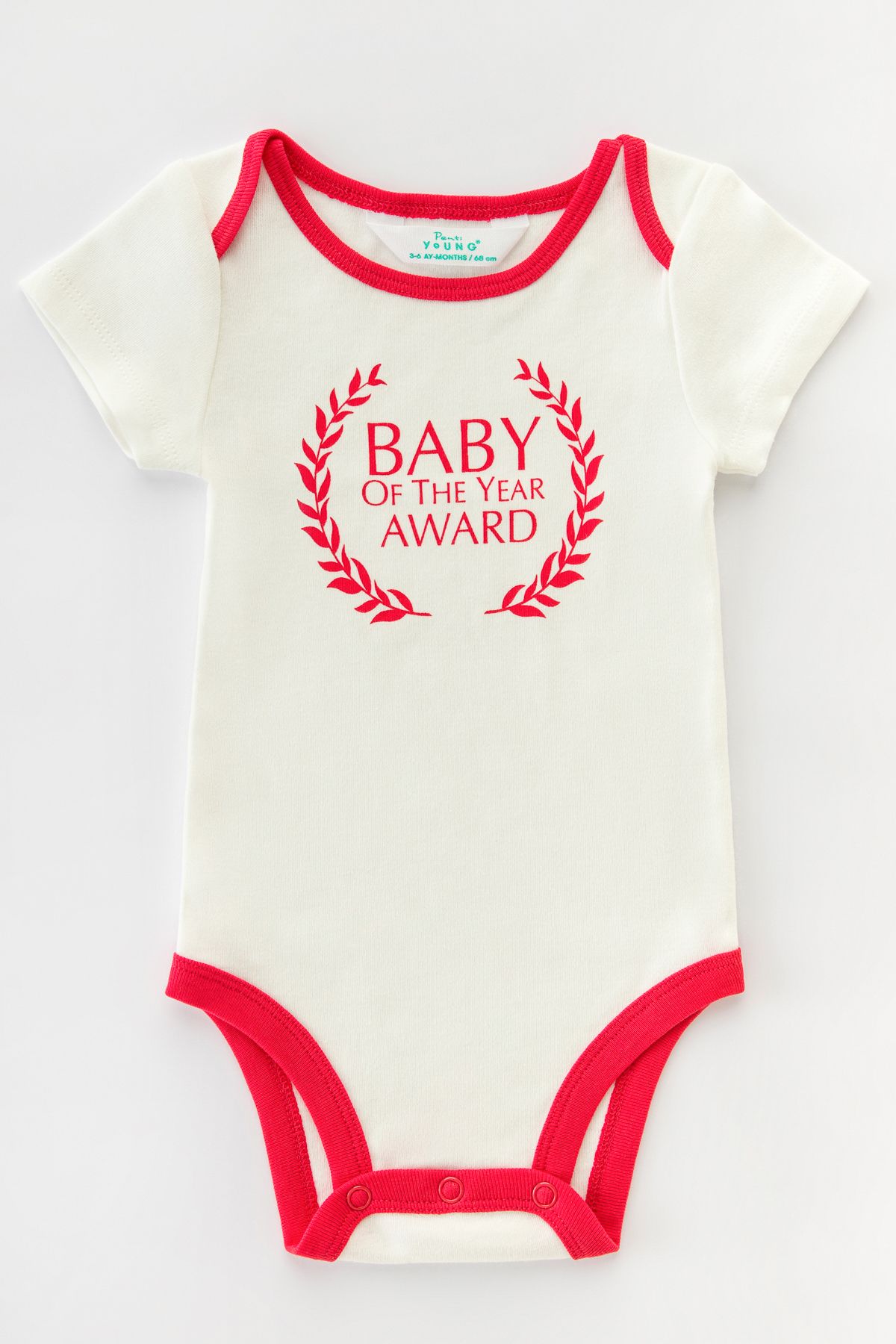 Penti Beyaz Cocuk Bebek Family Award Bodysuit