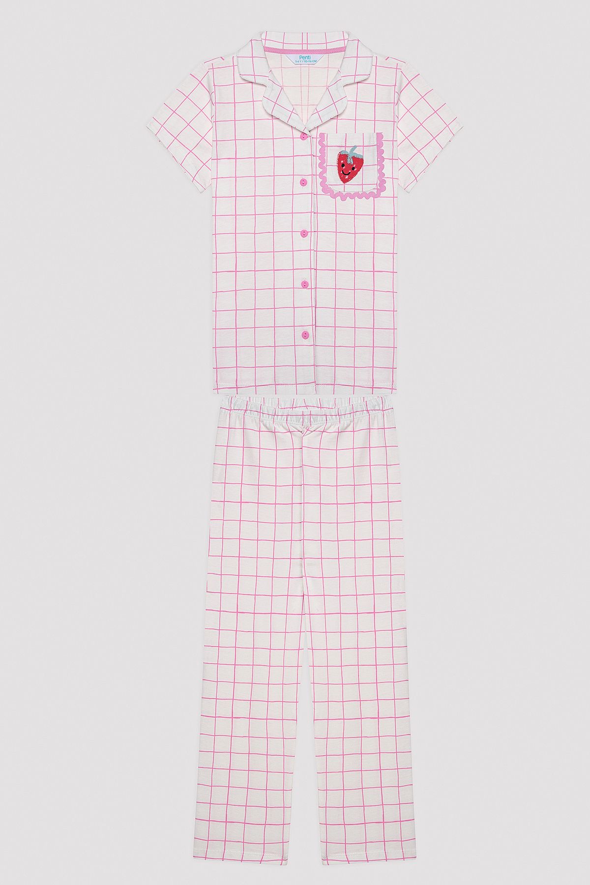 Penti Kız Çocuk Strawberry Çok Renkli PijamaTakımı