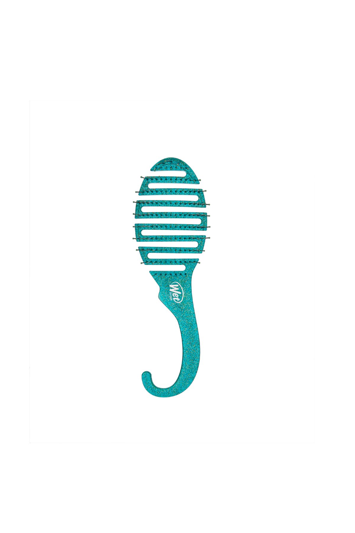 Wet Brush Duş Dolaşık Açıcı - Saç Fırçası Yeşil Parıltı-wb Shower Glıtter Detangler - Teal