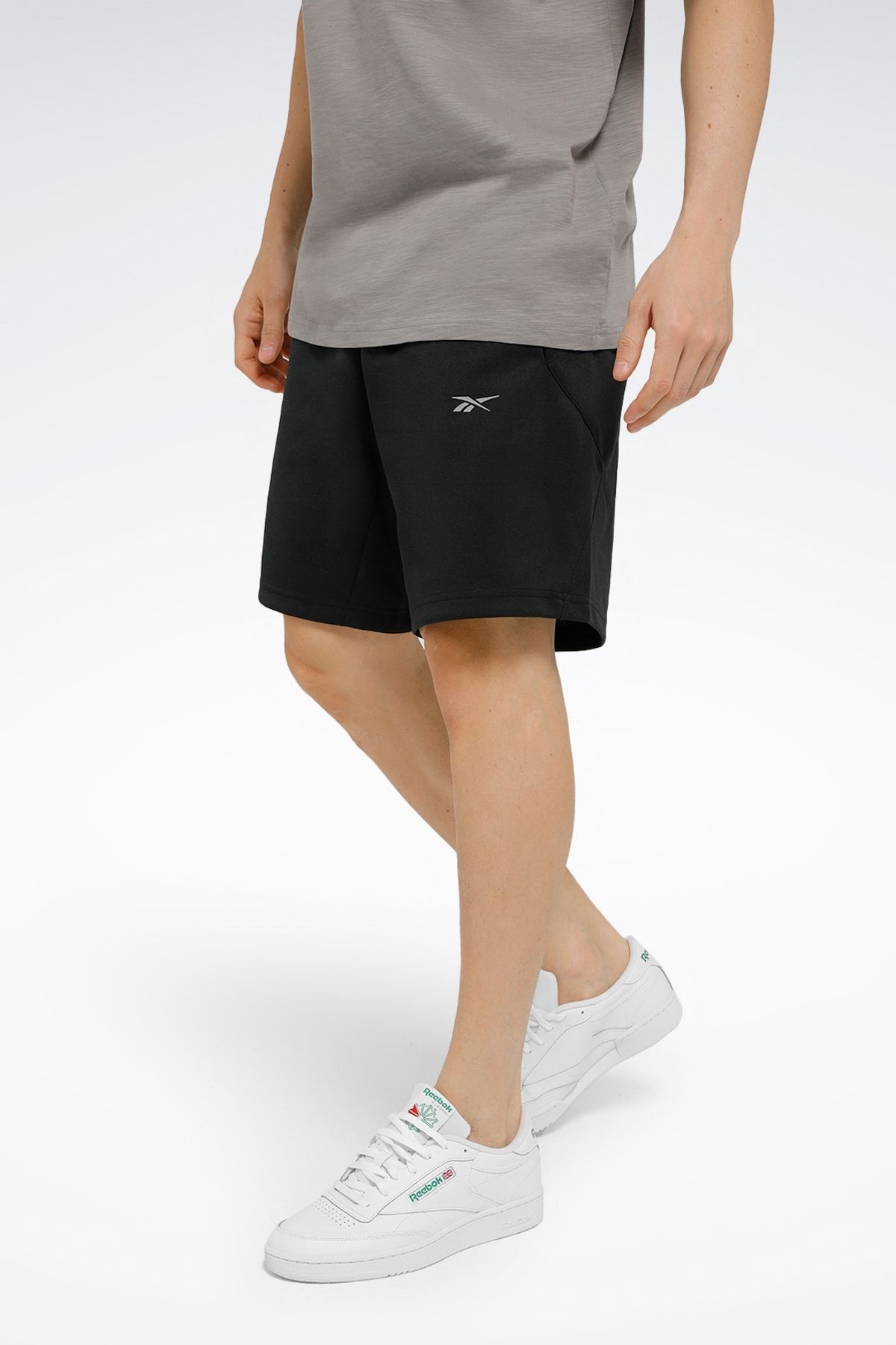 Reebok STRENGTH KNIT SHORT Siyah Erkek Şort