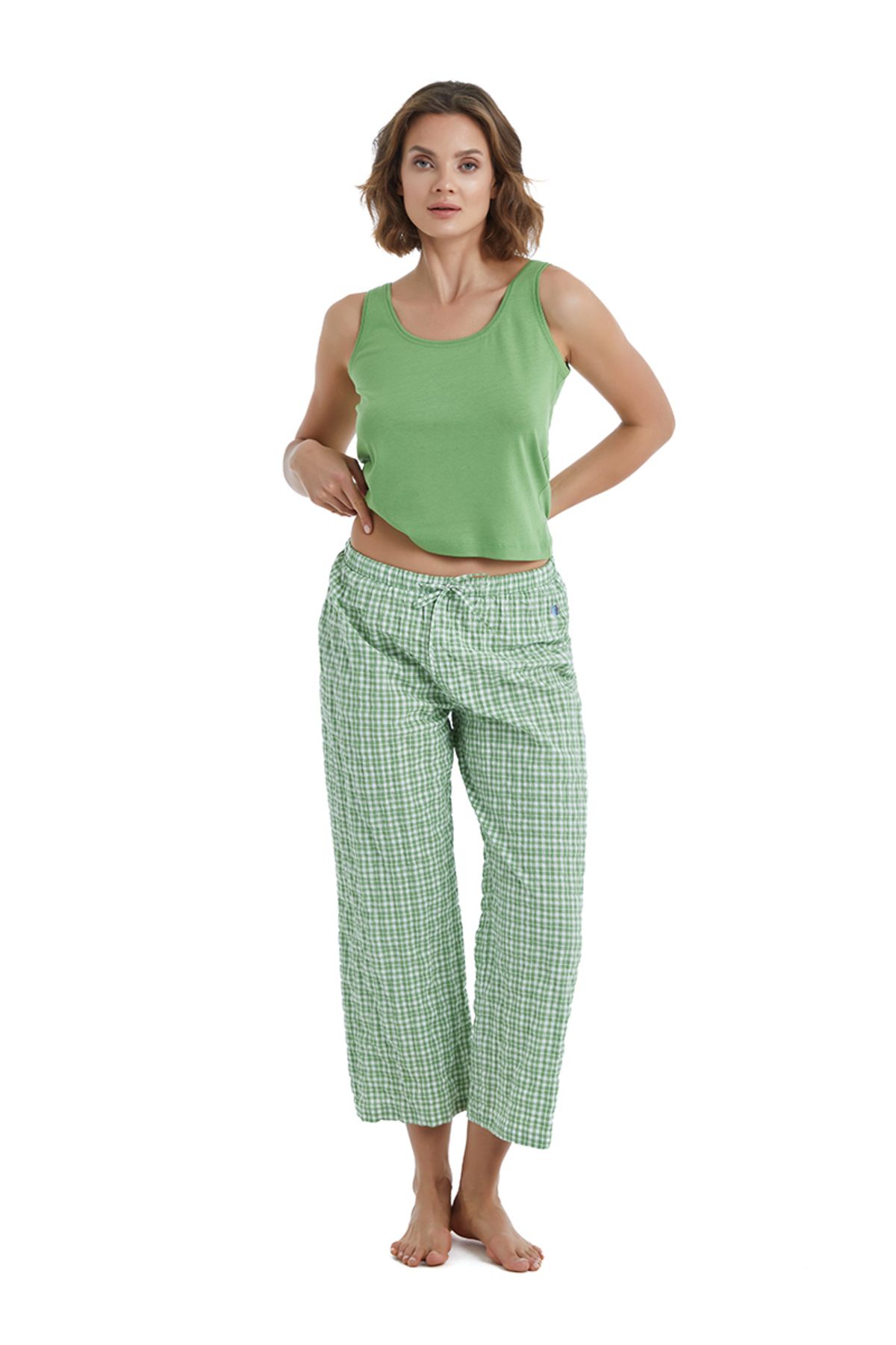 Blackspade Kadın Pijama Altı 60412 - Yeşil
