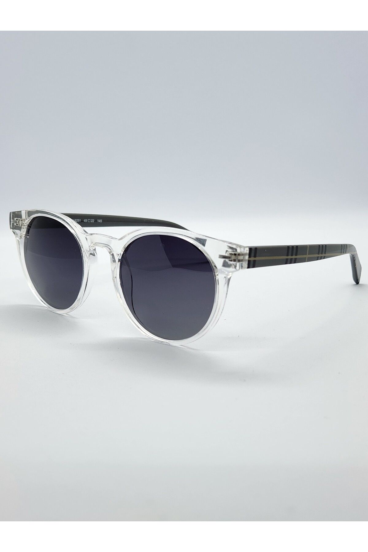 Benx Sunglasses Yuvarlak Model Şeffaf Güneş Gözlüğü