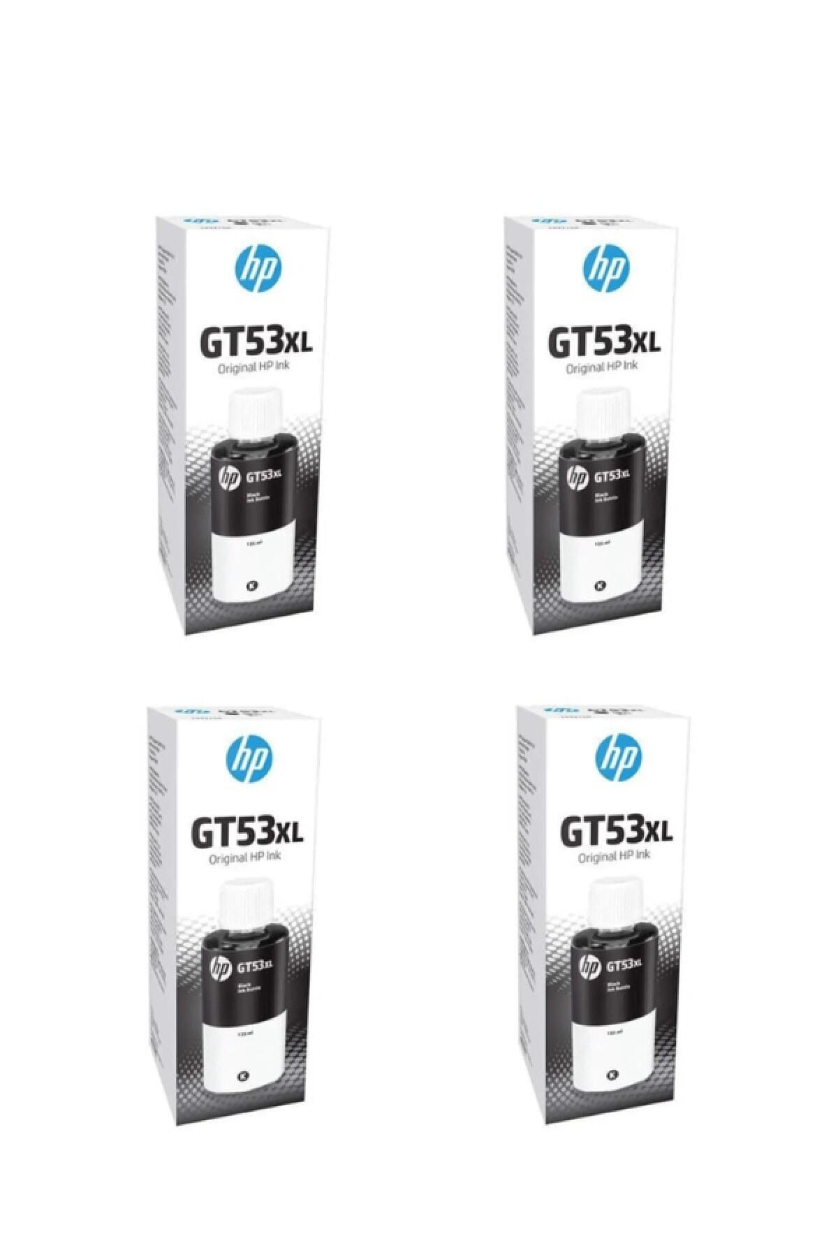 HP GT53XL DeskJet GT-5812 Uyumlu 4'Lü Siyah Mürekkep uyumlu