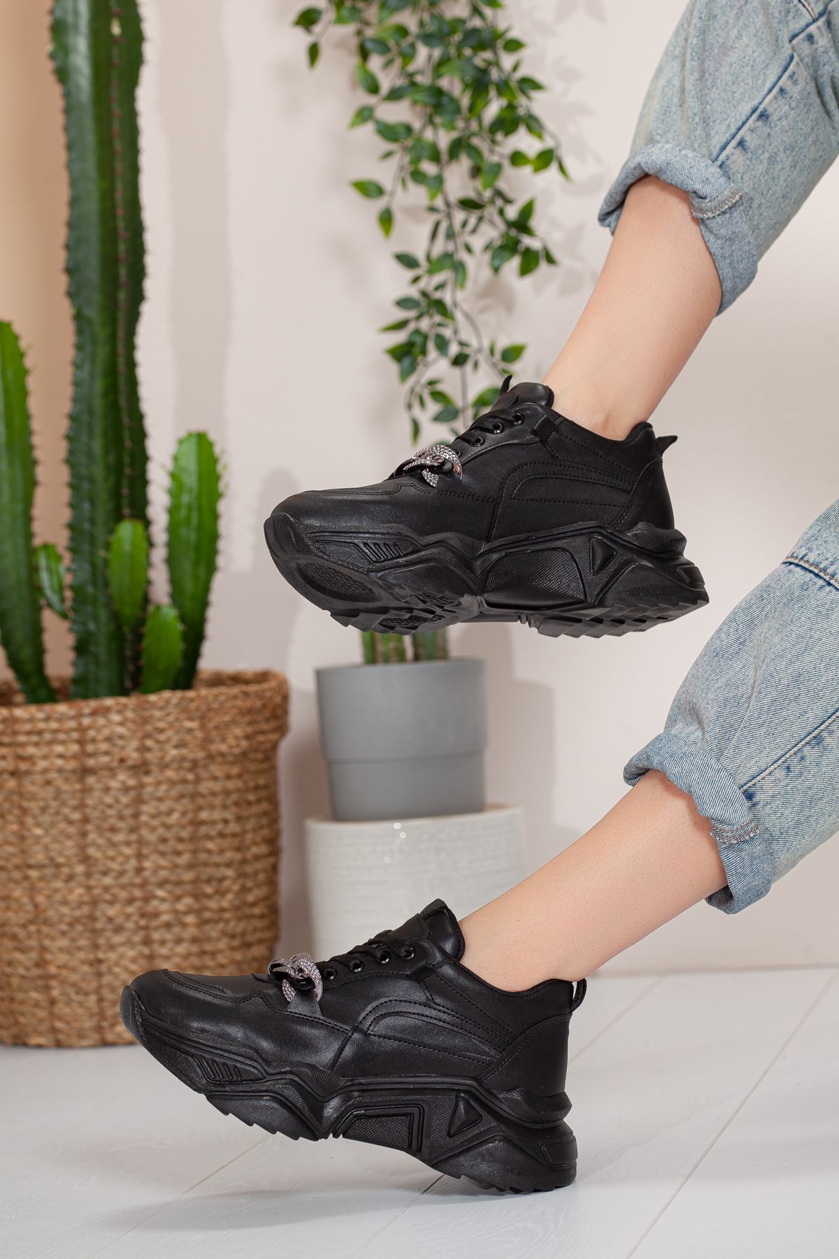 Daxtors Alexia Kadın Günlük Ortopedik Sneaker Spor Ayakkabı