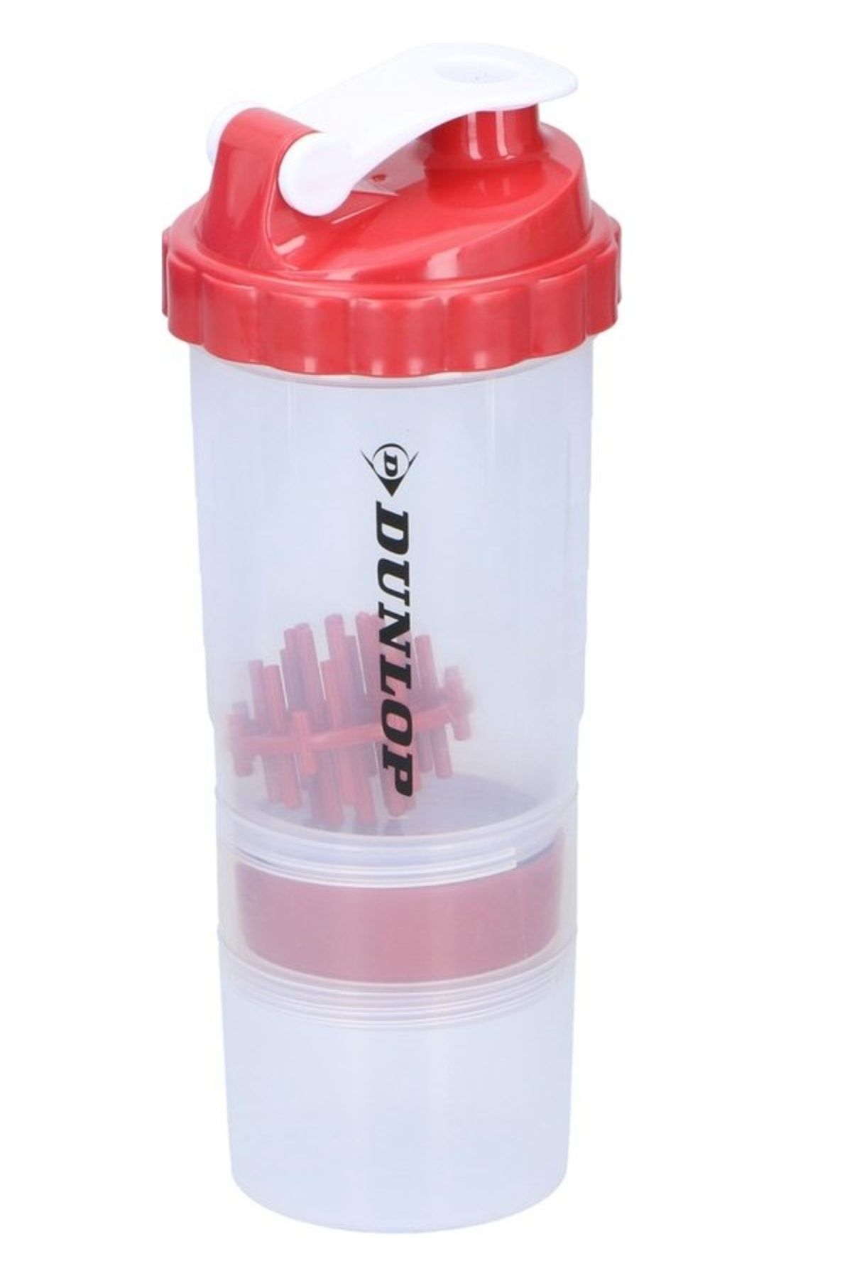 St Morritz 540 ml Fitness Shaker Şişesi Kırmızı Bordo