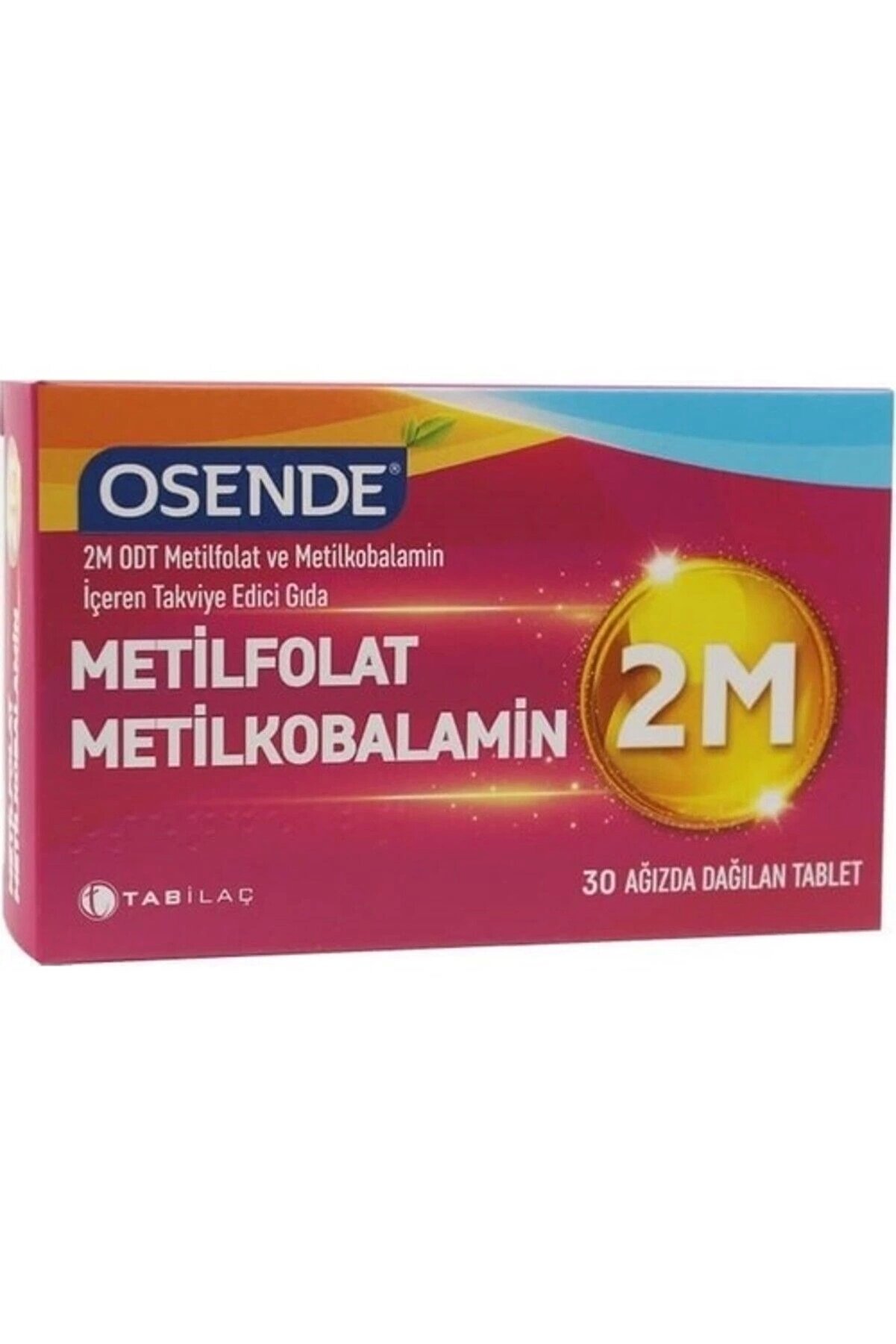Osende 2m Metilfolat Metilkobalamin 30 Tablet