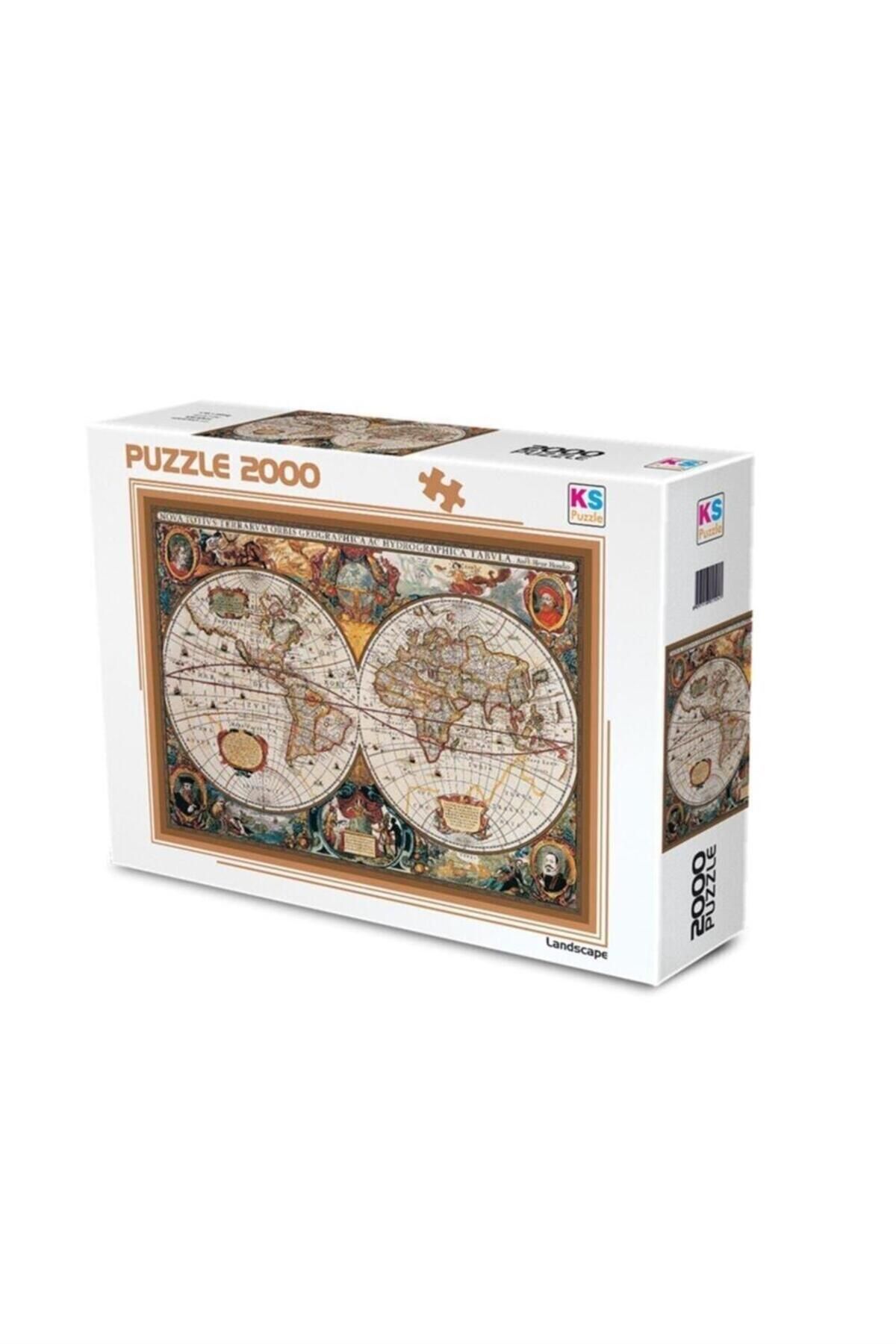 Ks Games 11204 Ks, 17th Centruy World Map, 2000 Parça Puzzle