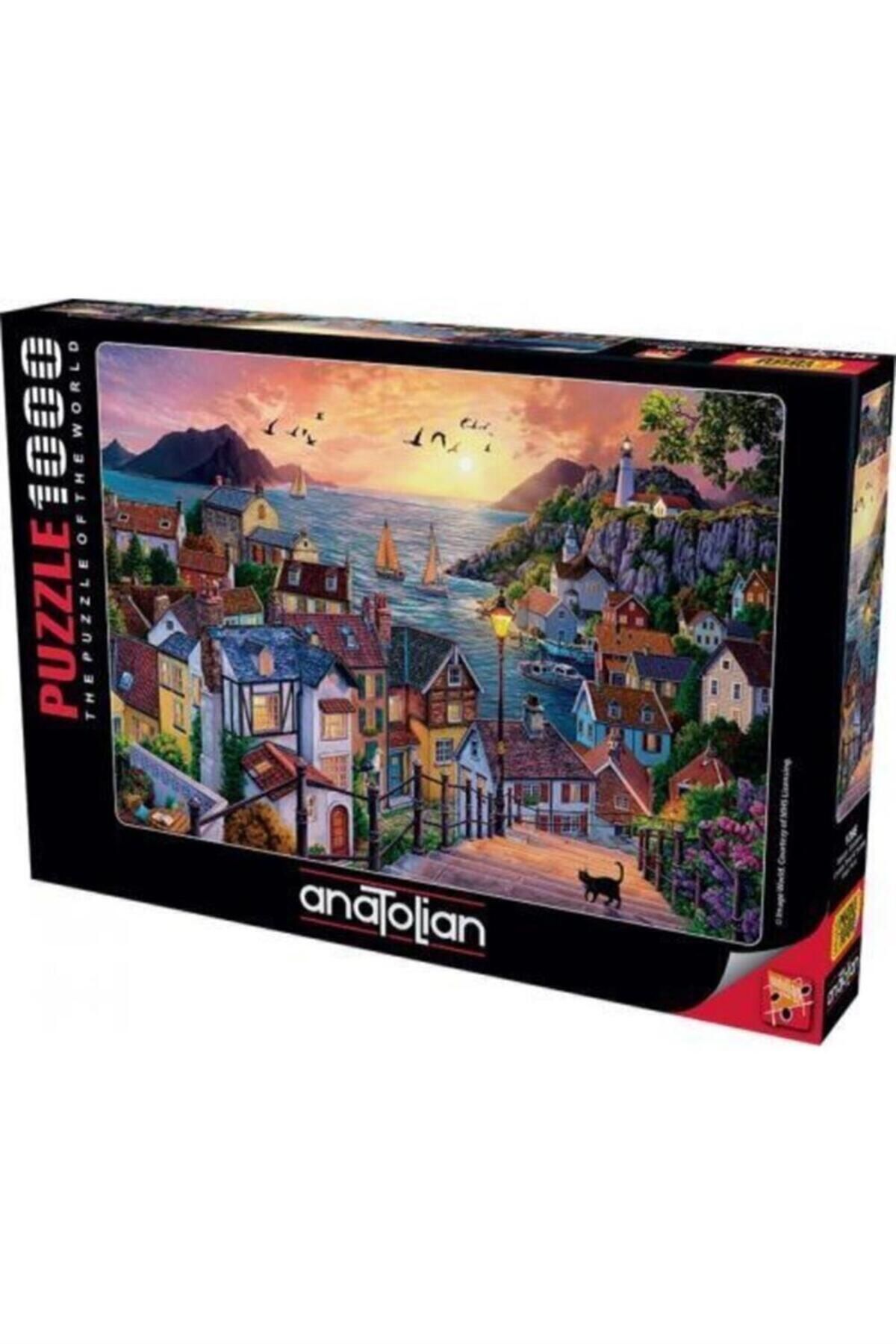 Anatolian Puzzle Sahilde Günbatımı / 1000 Parçalık Puzzle, Kod:1098