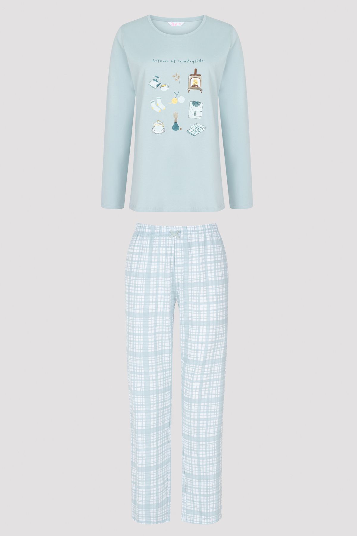 Penti Mint Autumn Pantolon Pijama Takımı