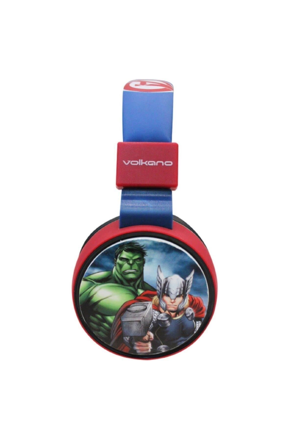 Volkano Marvel Avengers Yenilmezler Bluetooth Kulaklık Kablosuz Çocuk Kulaklığı Lisanslı Mv-1006-av