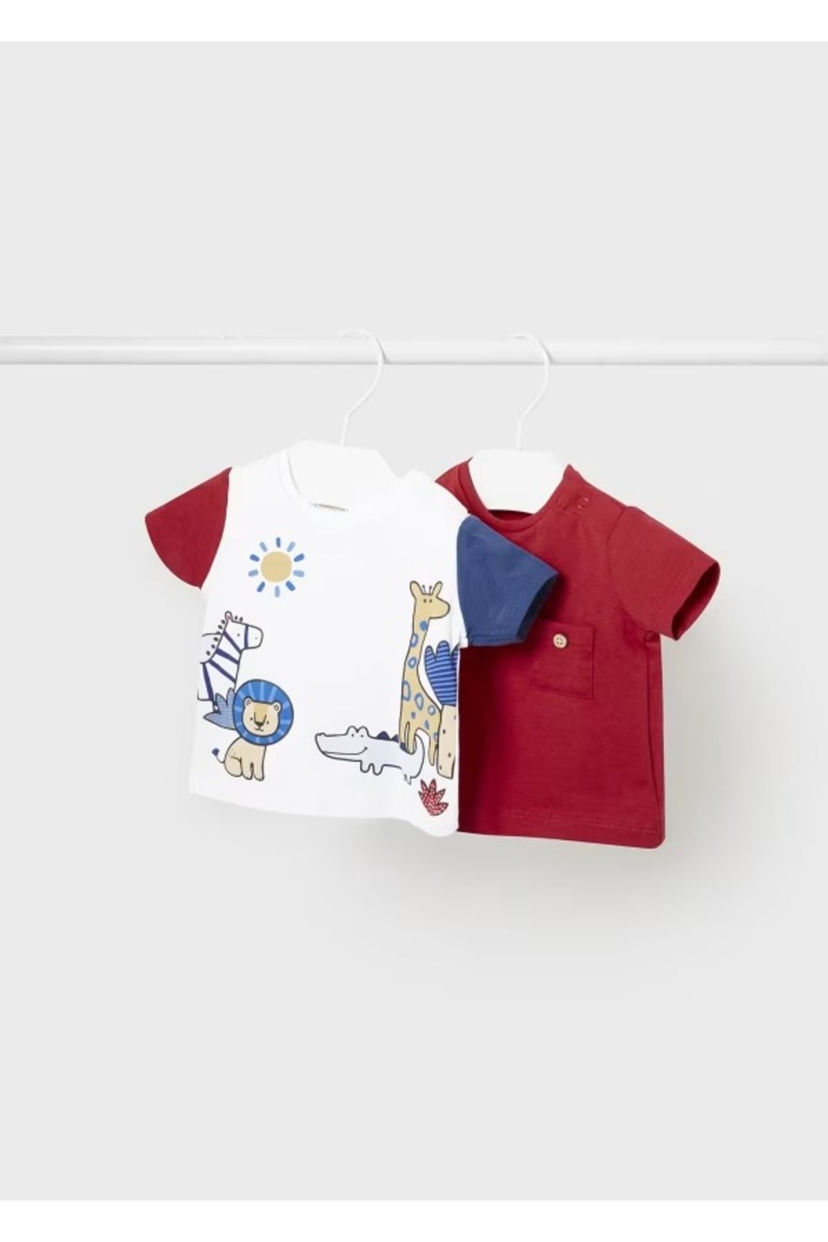 Mayoral Yenidoğan Erkek Bebek Yazlık 2'li T-shirt takım