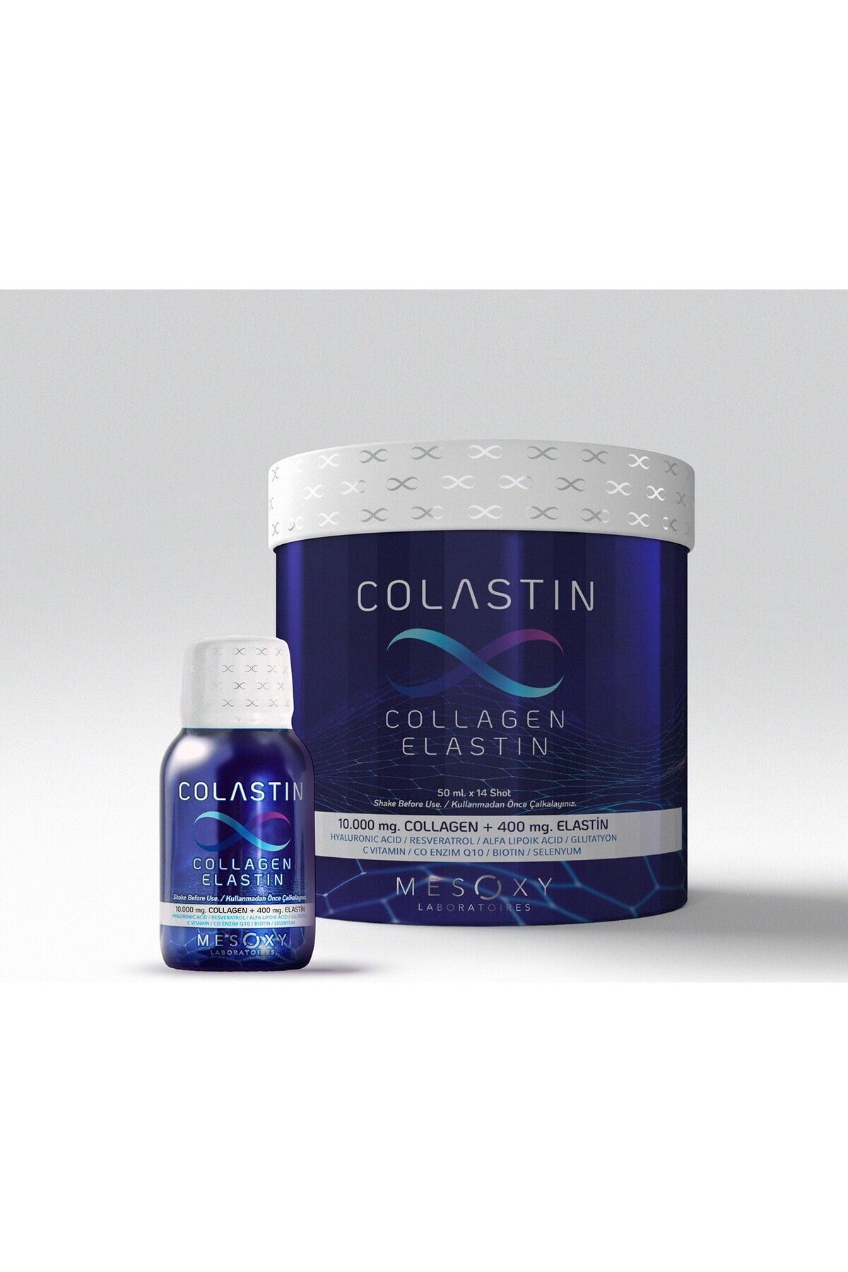 Colastin 10 Bin Mg Kolajen & 400 Mg Elastin 50 Ml X 14 Shot | Cilt Ve Vücut Takviyesi