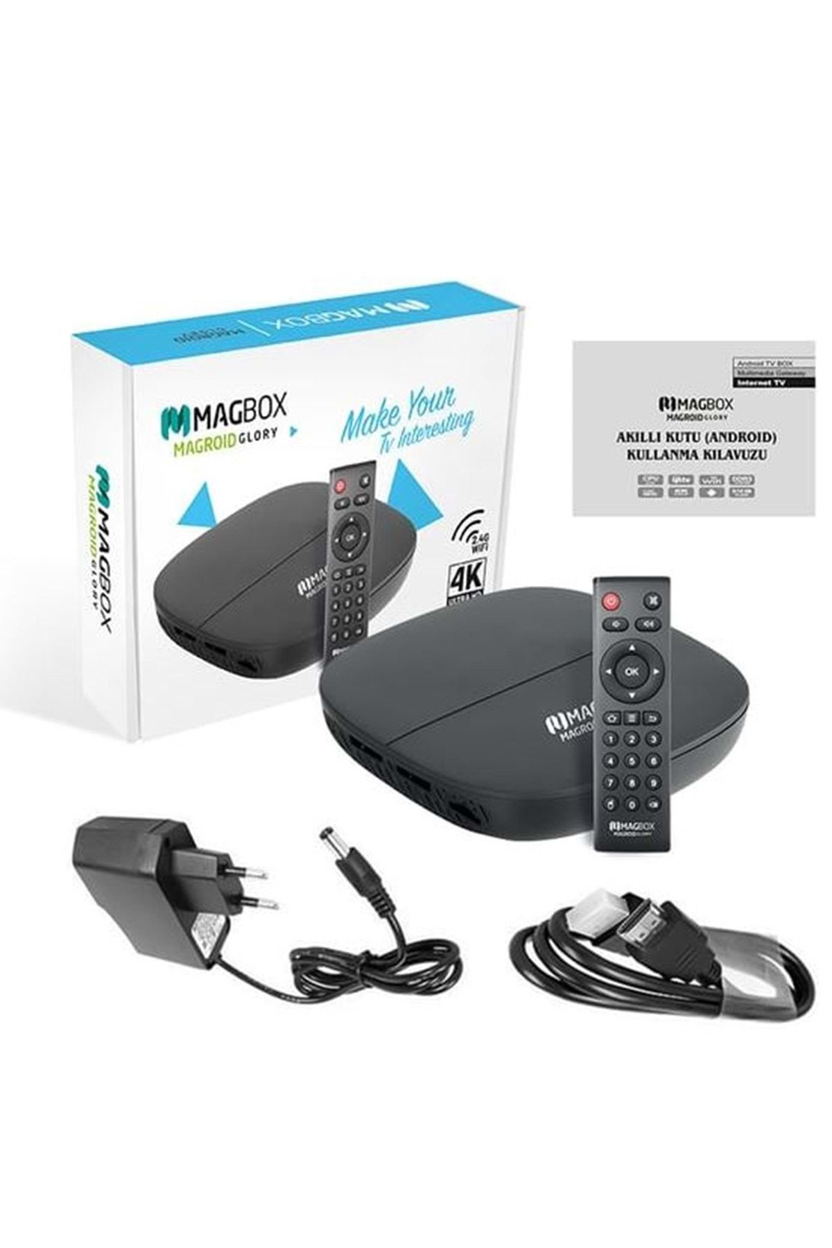 MAGBOX Magroıd Glory 16 Gb Hdd 2 Gb Ram 4k Tv Box (ANDROID 11) Kumandalı