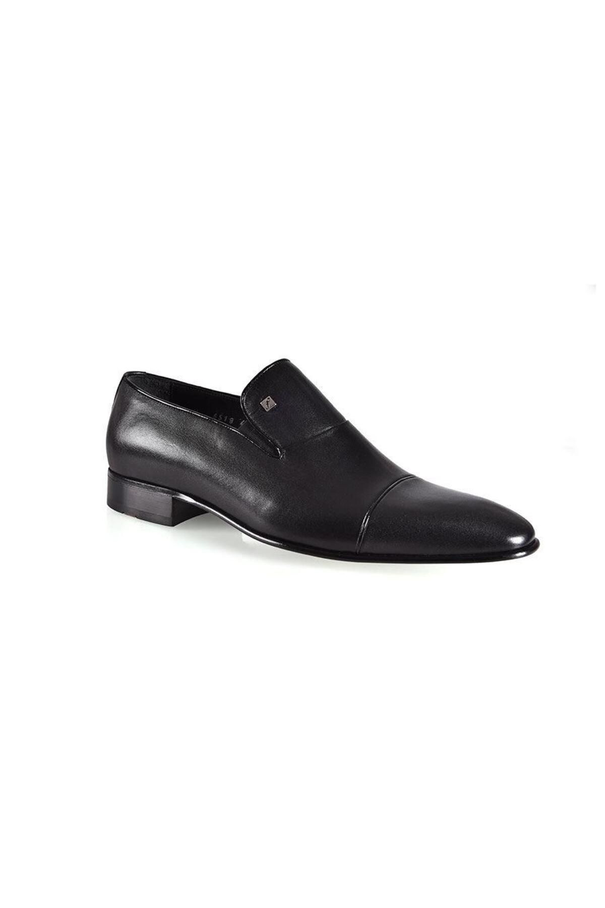 Fosco 6518 Hakiki Deri Erkek Klasik Ayakkabı Siyah