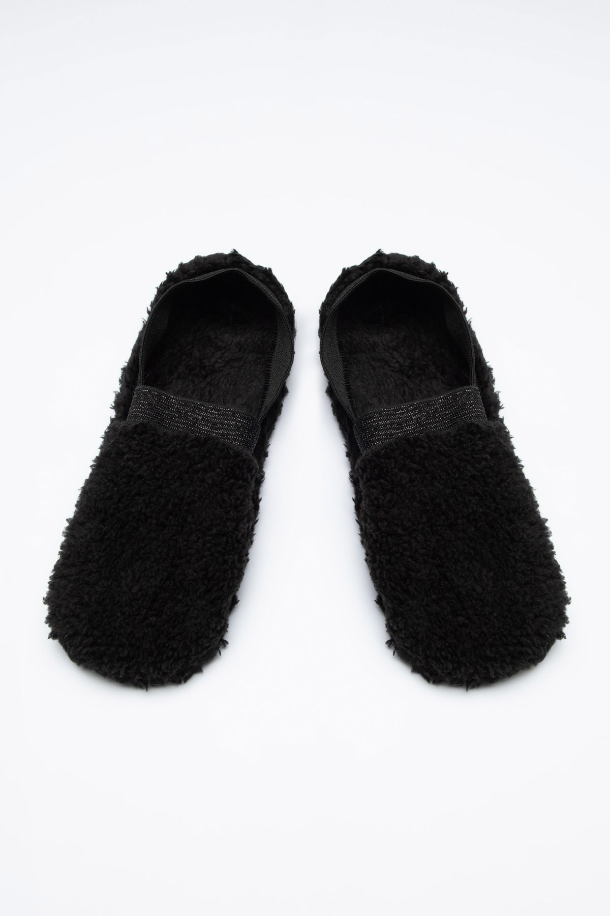 Penti Siyah Parlak Detaylı Patik Çorap