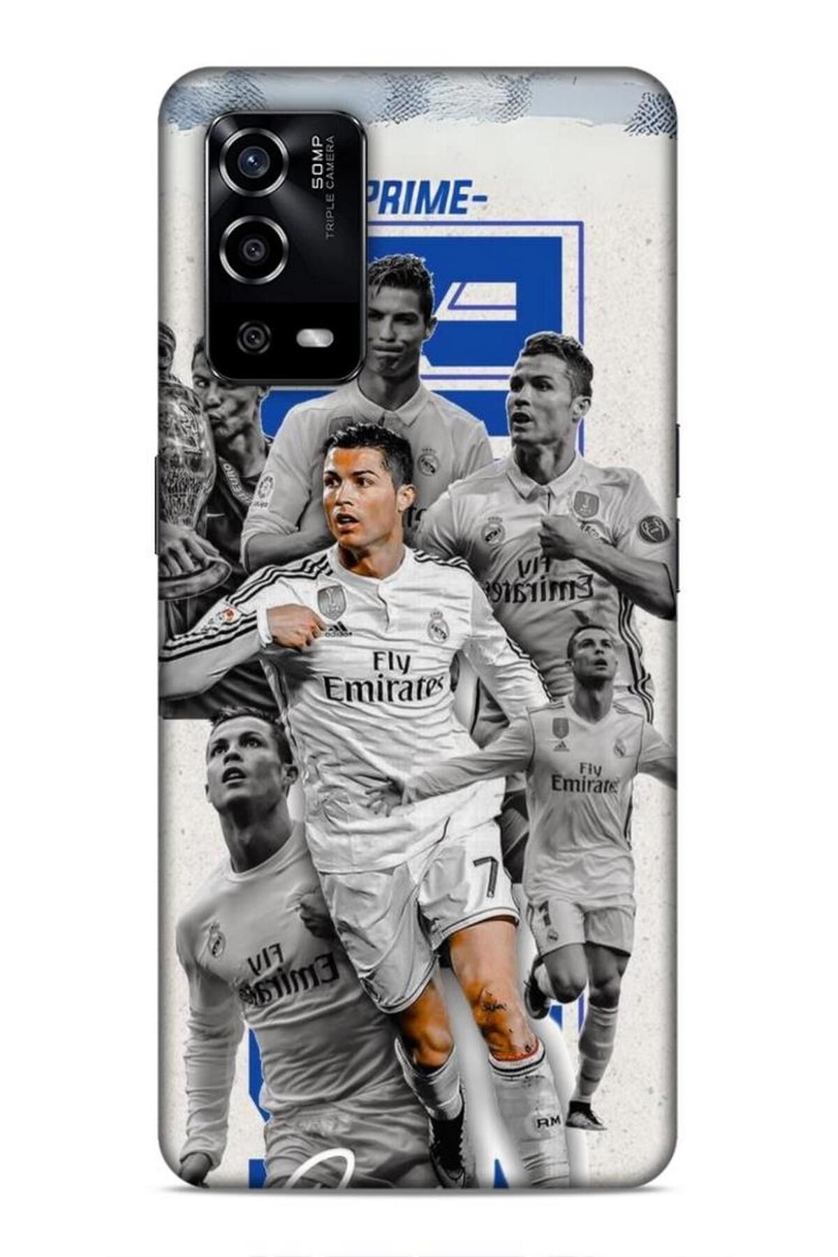 Lopard Oppo A55 4G Kılıf Players 16 Cristiano Ronaldo Hediyelik Kılıf