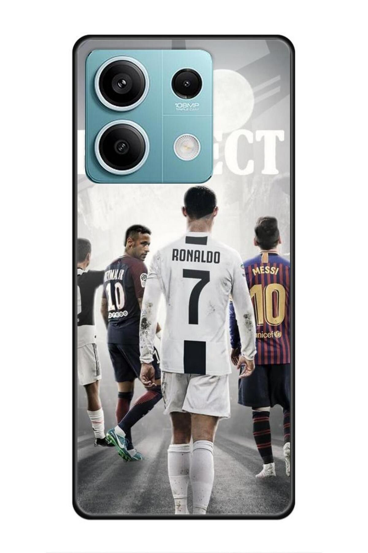 Lopard Xiaomi Redmi Note 13 Pro 5G Kılıf Players 30 Ronaldo Neymar Kenarları Şeffaf Kapak