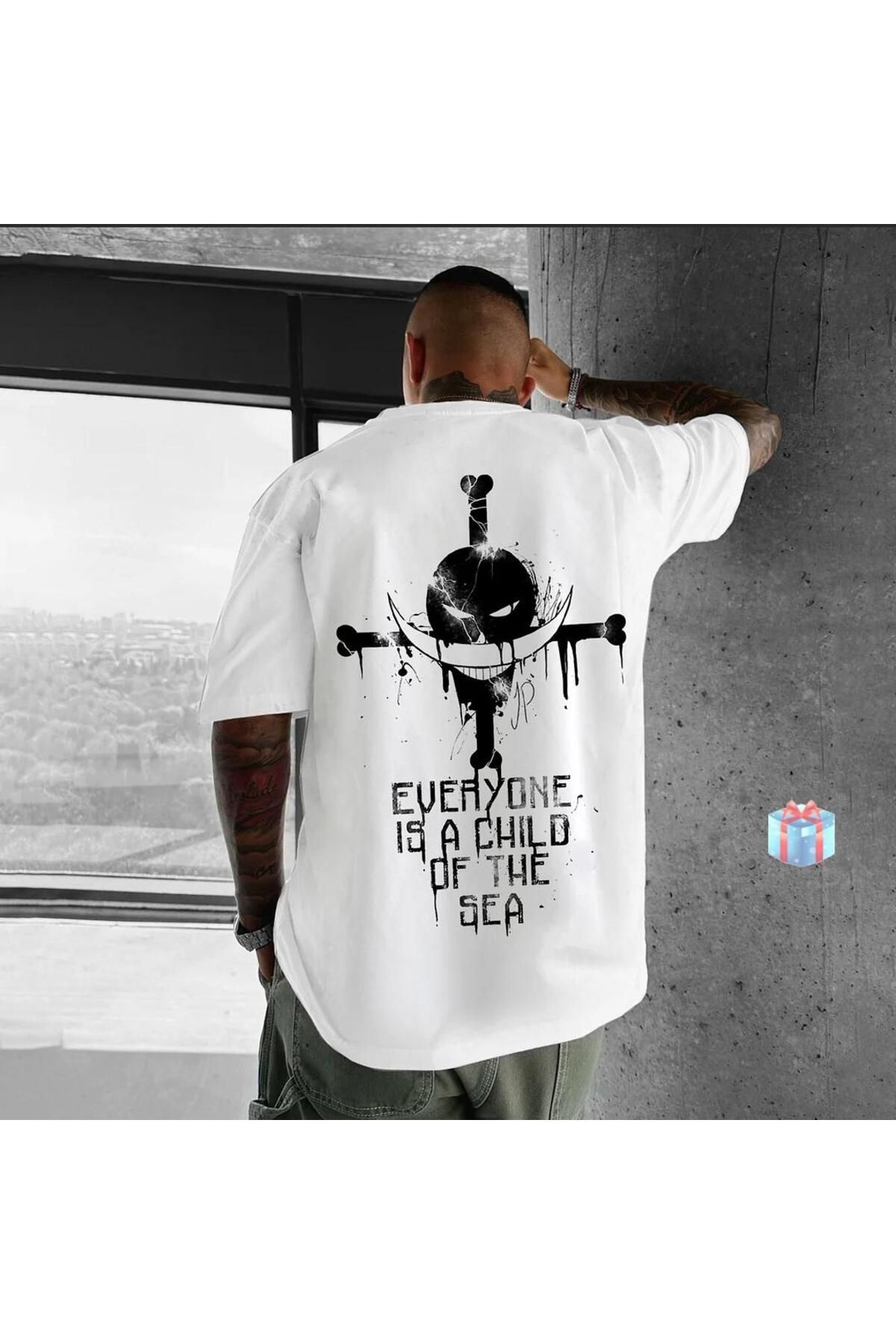NİCE OneOctobeer Oversize Büyük Beden Everyone  Baskılı T-shirt