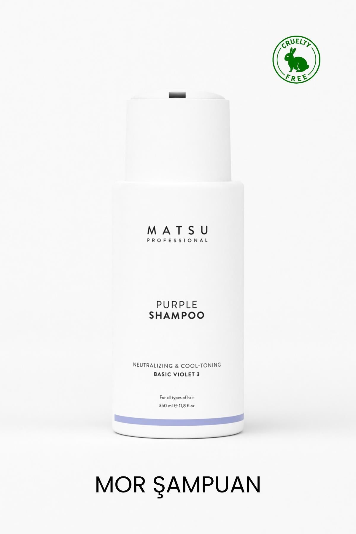 MATSU Mor Şampuan Renk Eşitleyici Turunculaşma Karşıtı 350ml