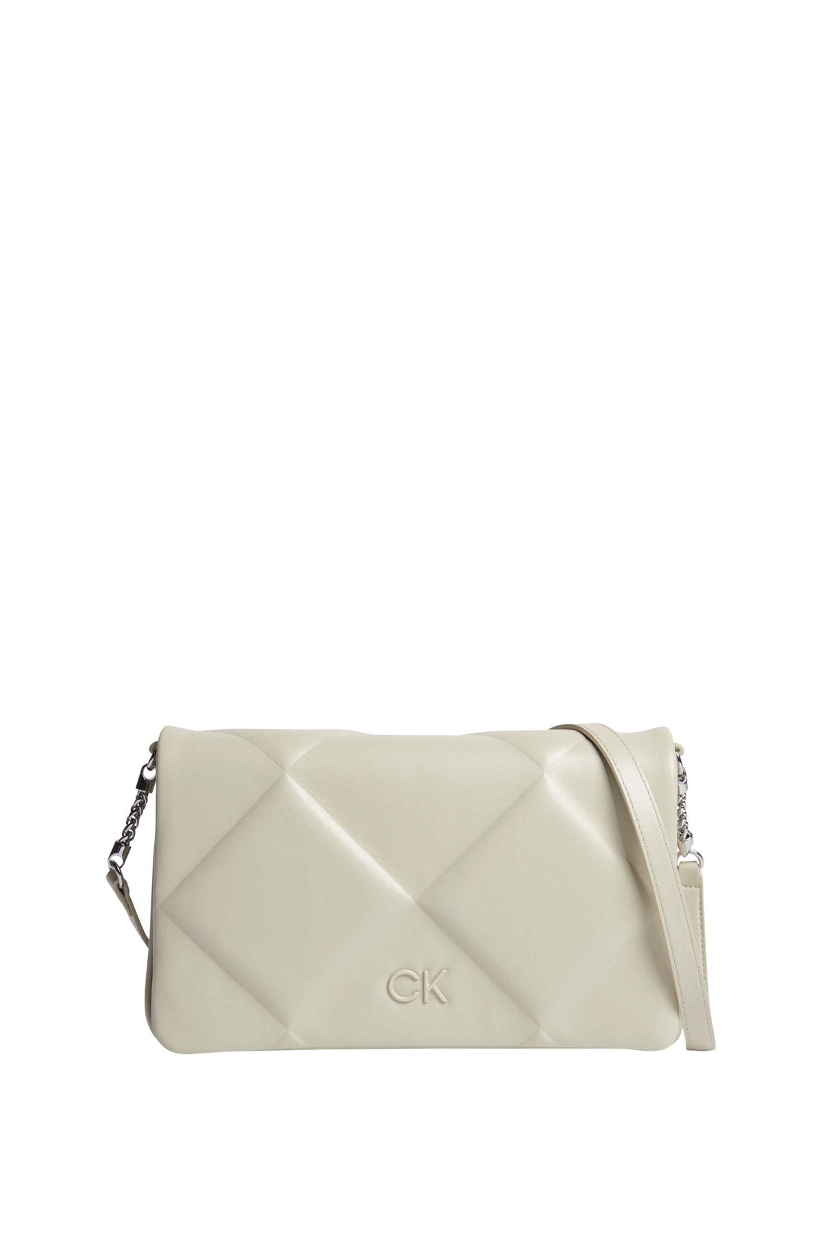 Calvin Klein Açık Bej Kadın 18x28x8 cm Çapraz Çanta K60K611759PEA