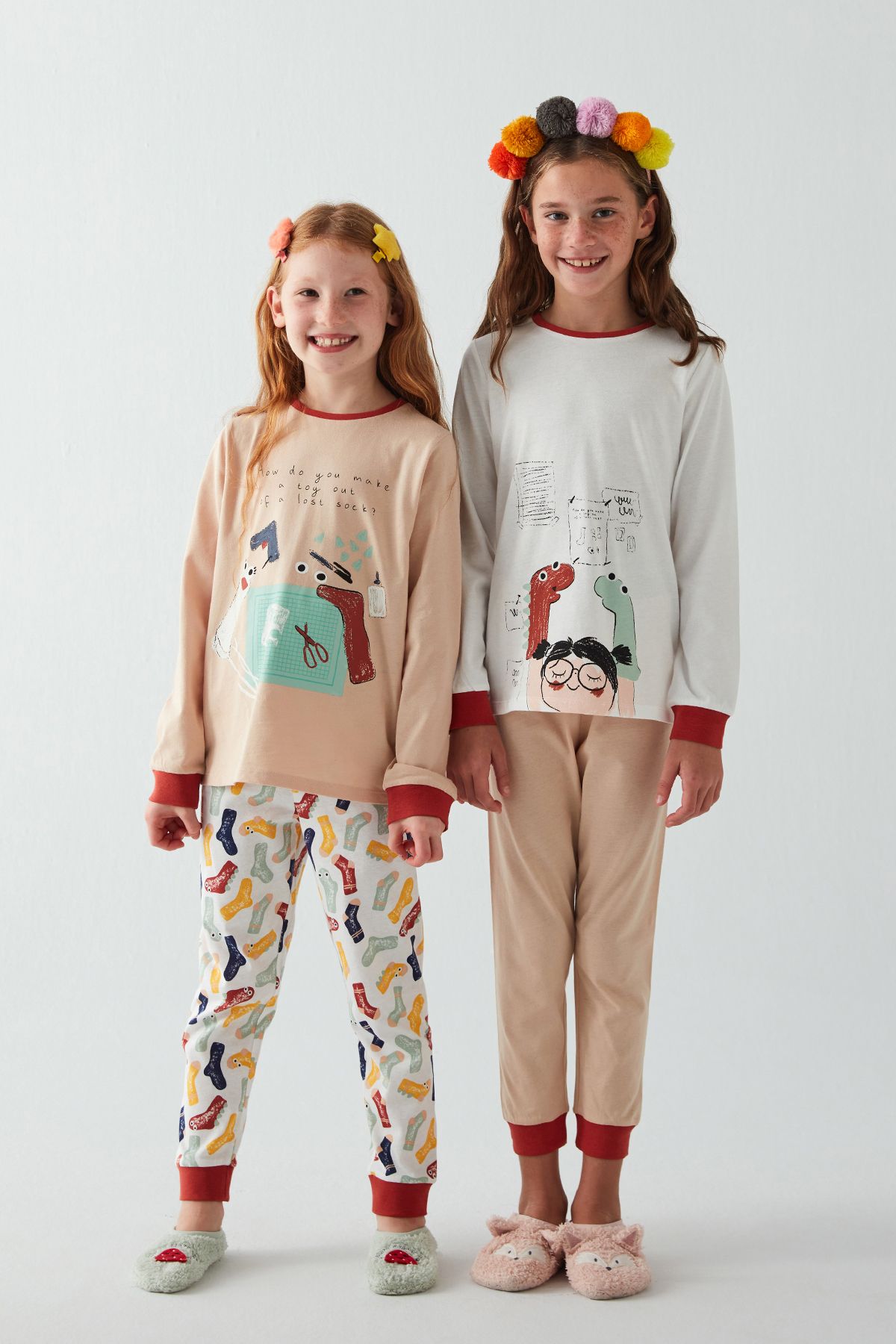 Penti Kız Çocuk Lost Sock 4lü Pijama Takımı
