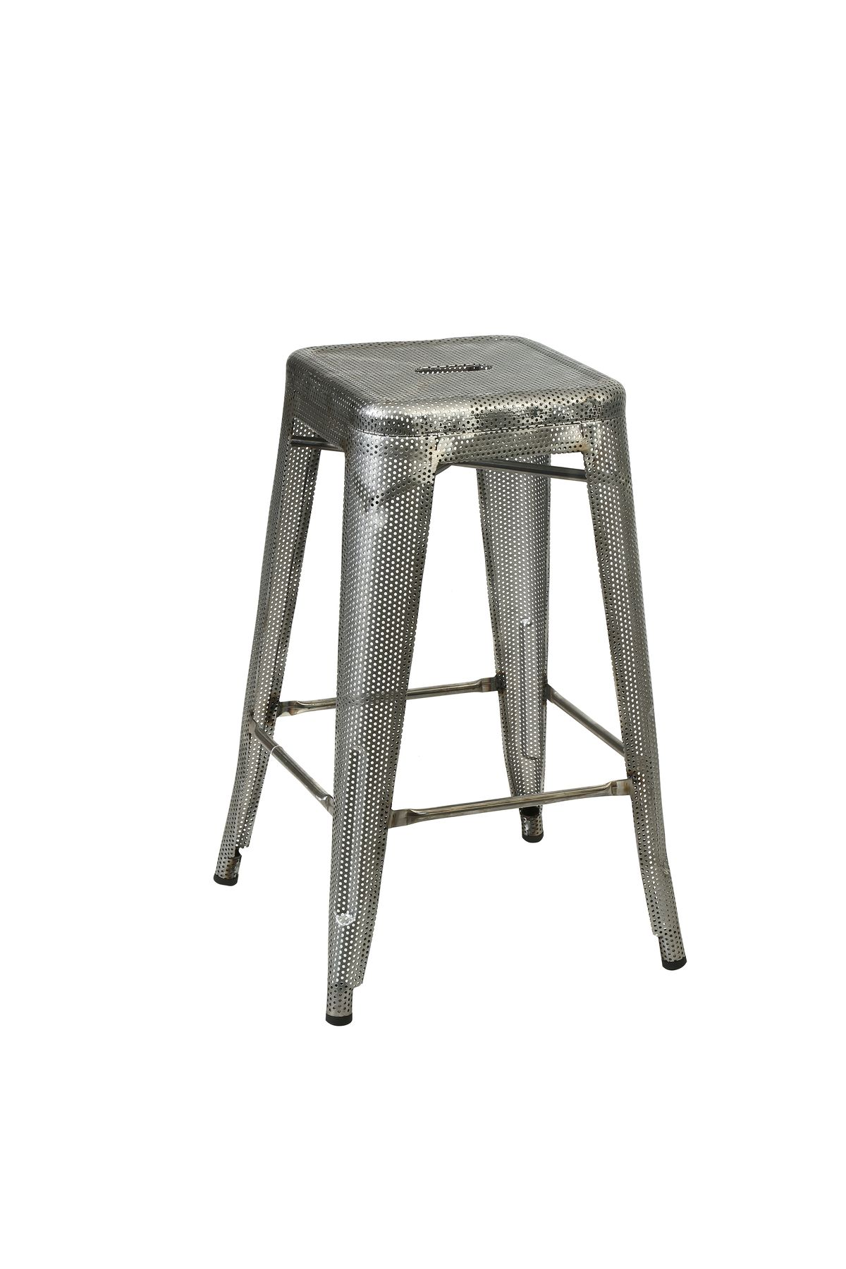 Vitale Tolix Bar Sandalyesi Gümüş 66 Cm Ms.sı139