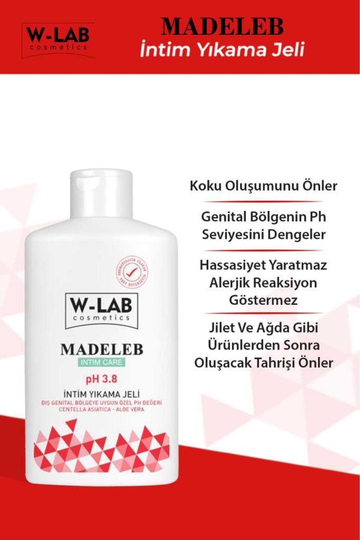 W-Lab Kozmetik W-lab Madeleb Intim Jel 250 ml
