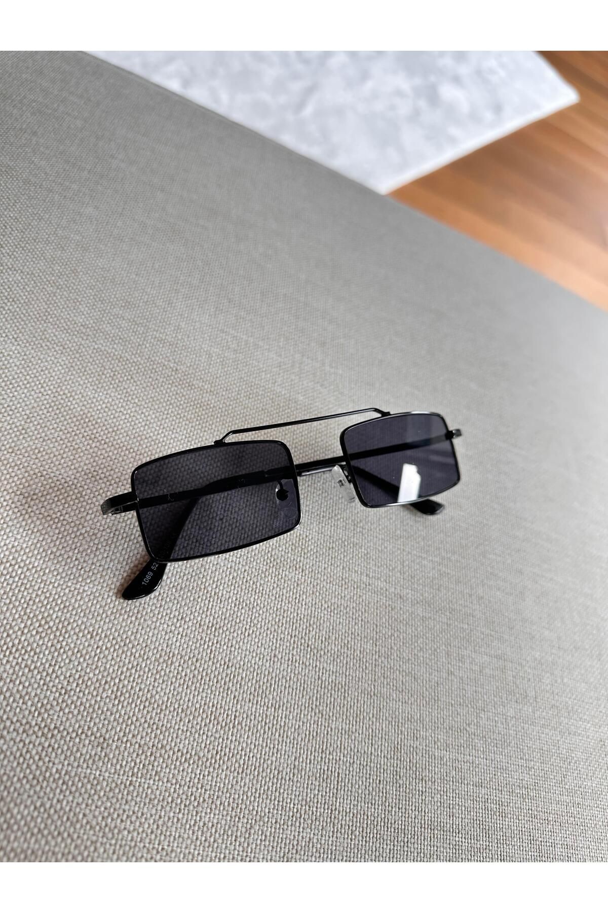 Maldia Shop Unisex Model Kemerli Siyah Güneş Gözlüğü