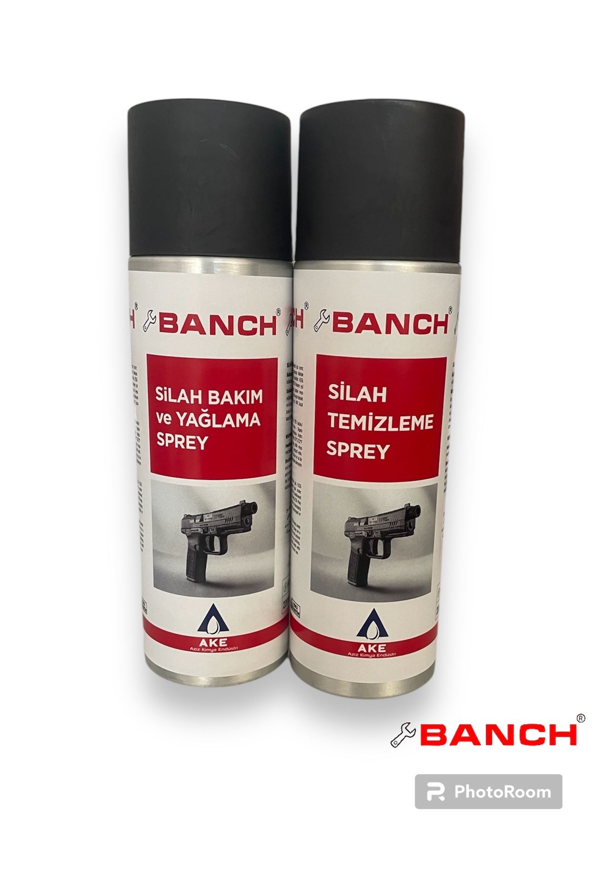 Banch Silah Temizleme Spreyi + Silah Bakım Ve Yağlama Spreyi 2'li Set (220 Ml*2)